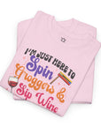 Purim Spin Groggers Sip Wine T-Shirt - Shop Israel