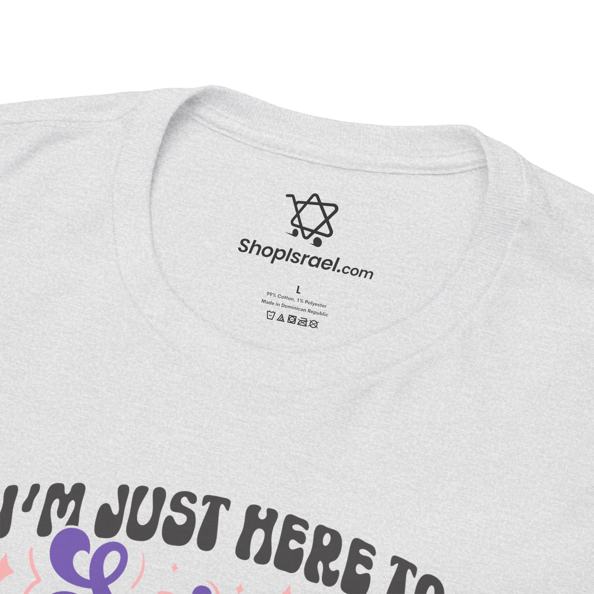 Purim Spin Groggers Sip Wine T-Shirt - Shop Israel