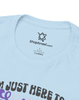 Purim Spin Groggers Sip Wine T-Shirt - Shop Israel