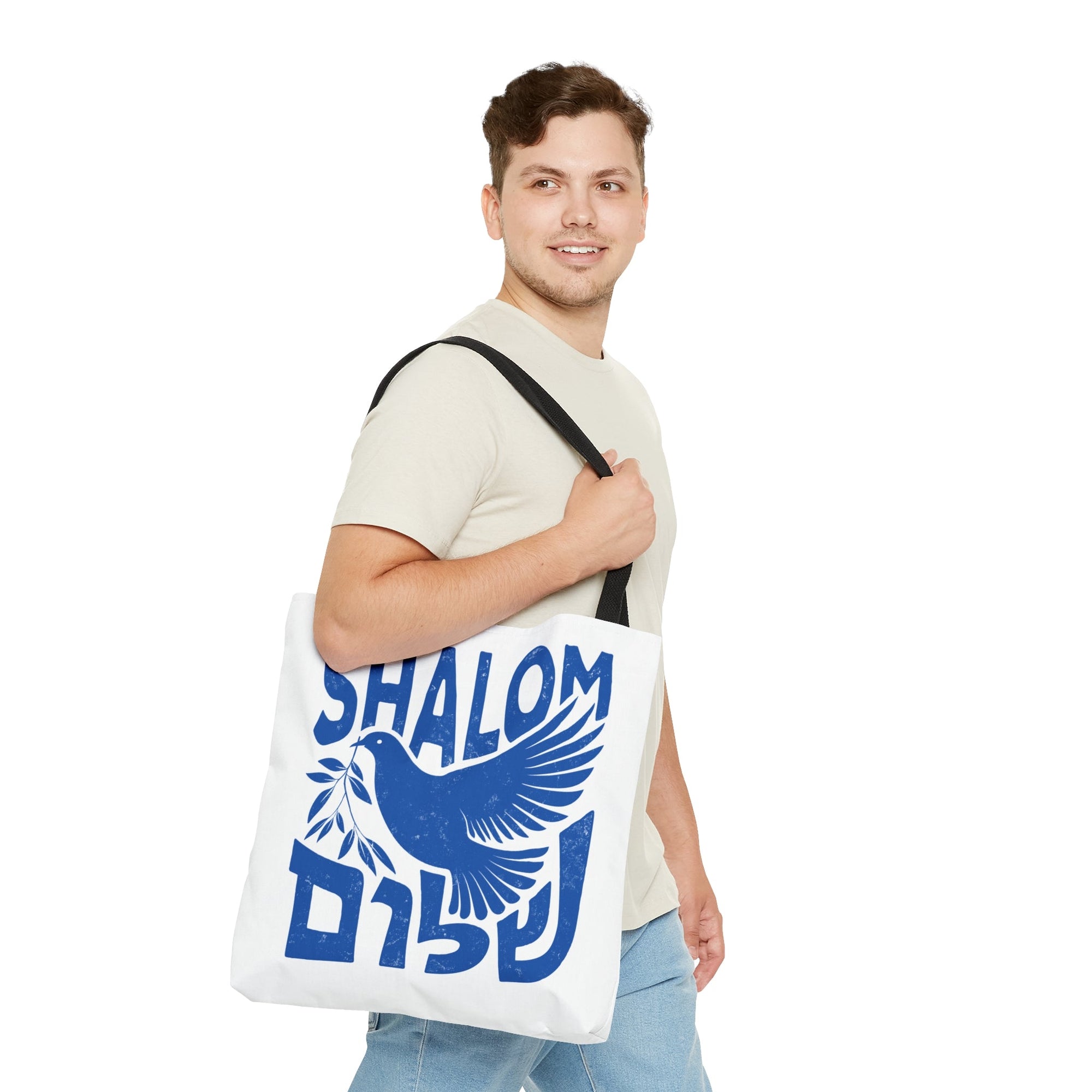 Shalom Dove Tote Bag - Shop Israel