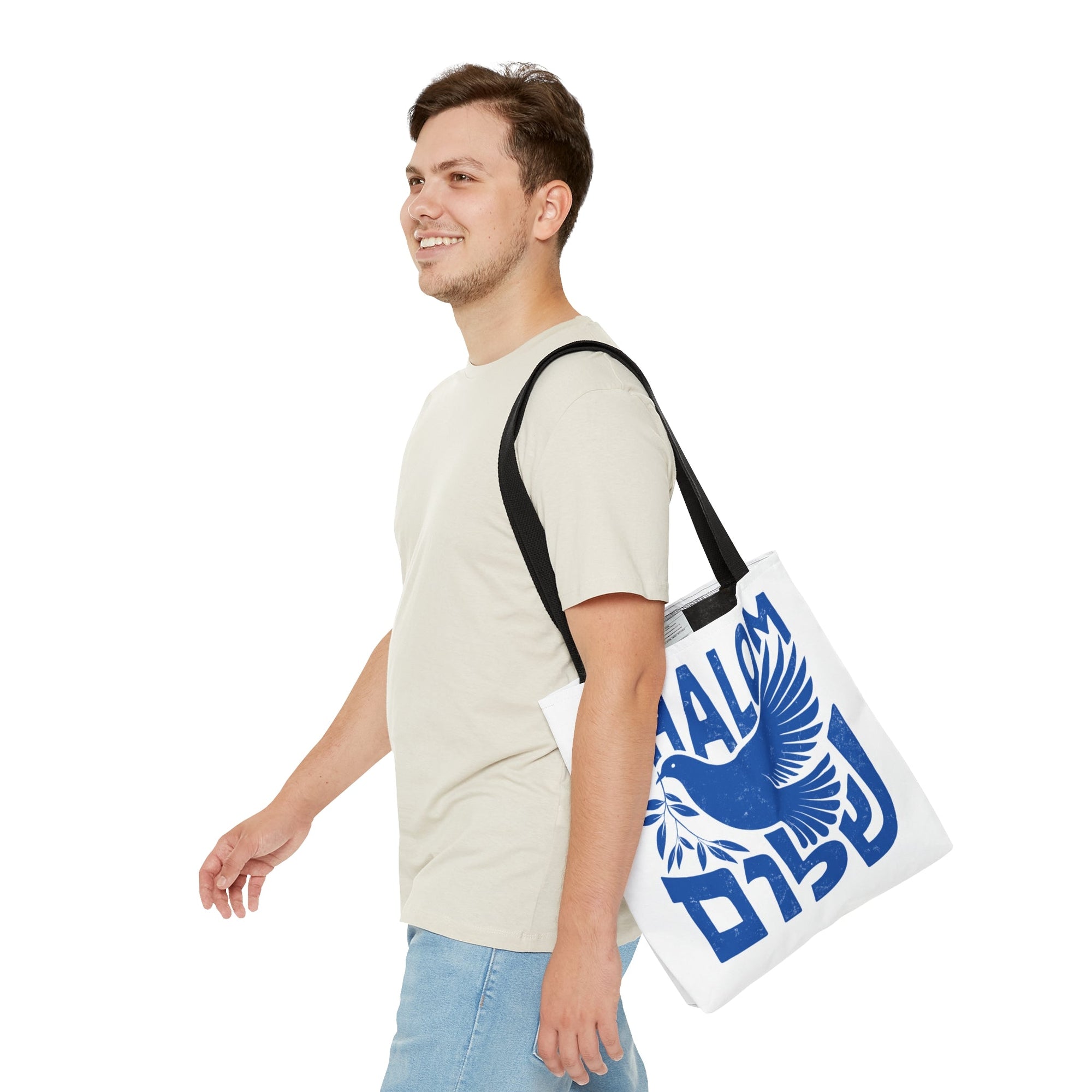 Shalom Dove Tote Bag - Shop Israel