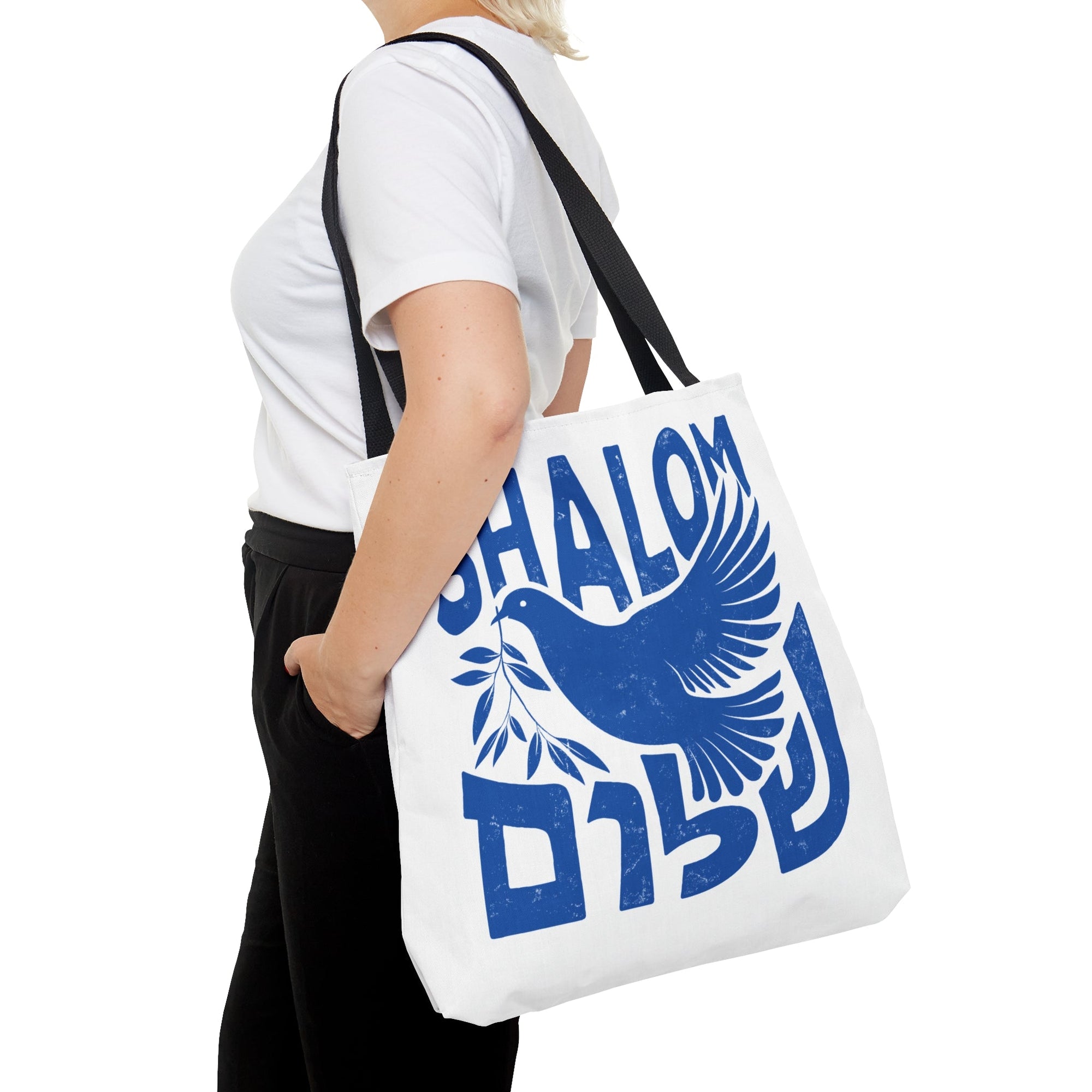 Shalom Dove Tote Bag - Shop Israel