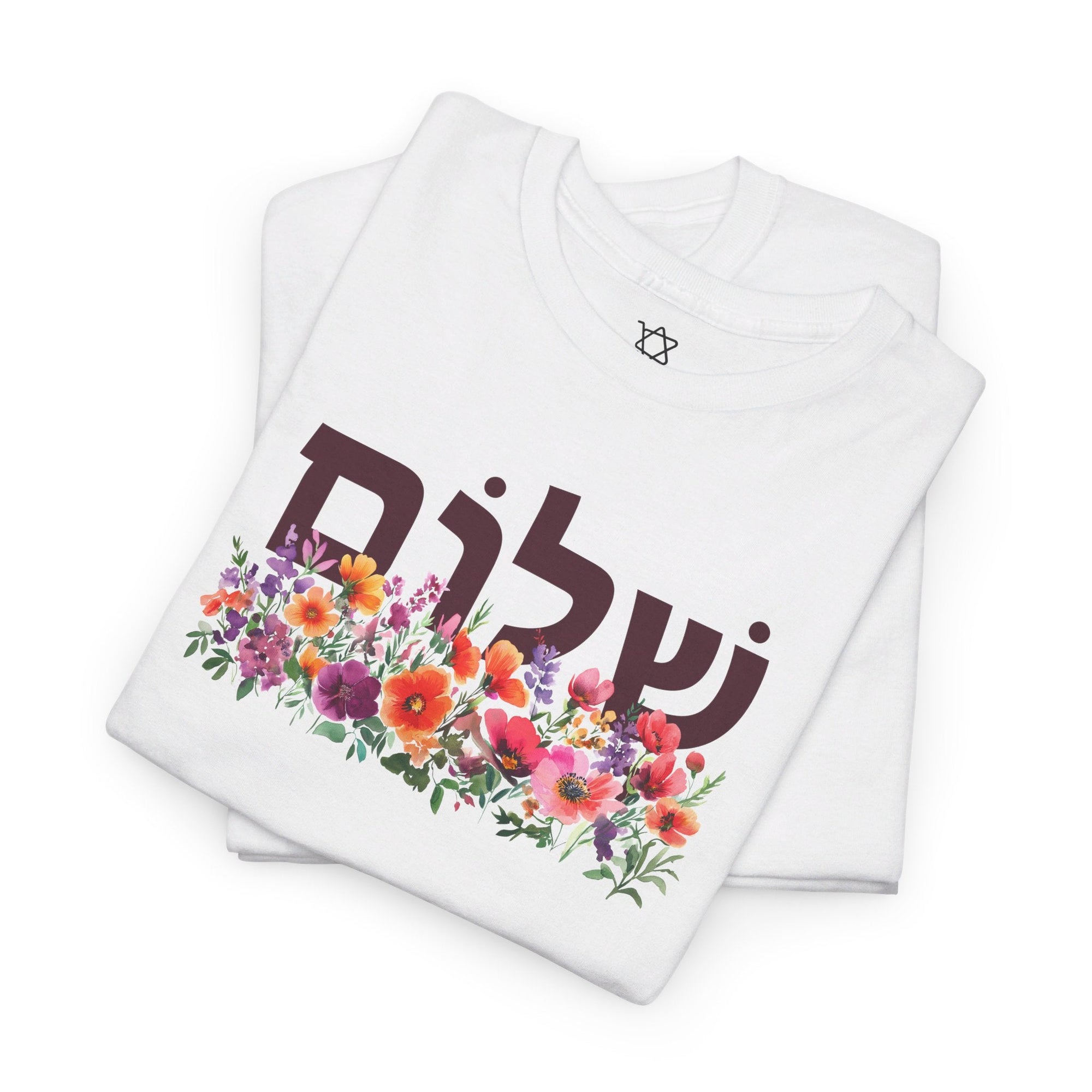 Shalom Flowers T-Shirt - Shop Israel