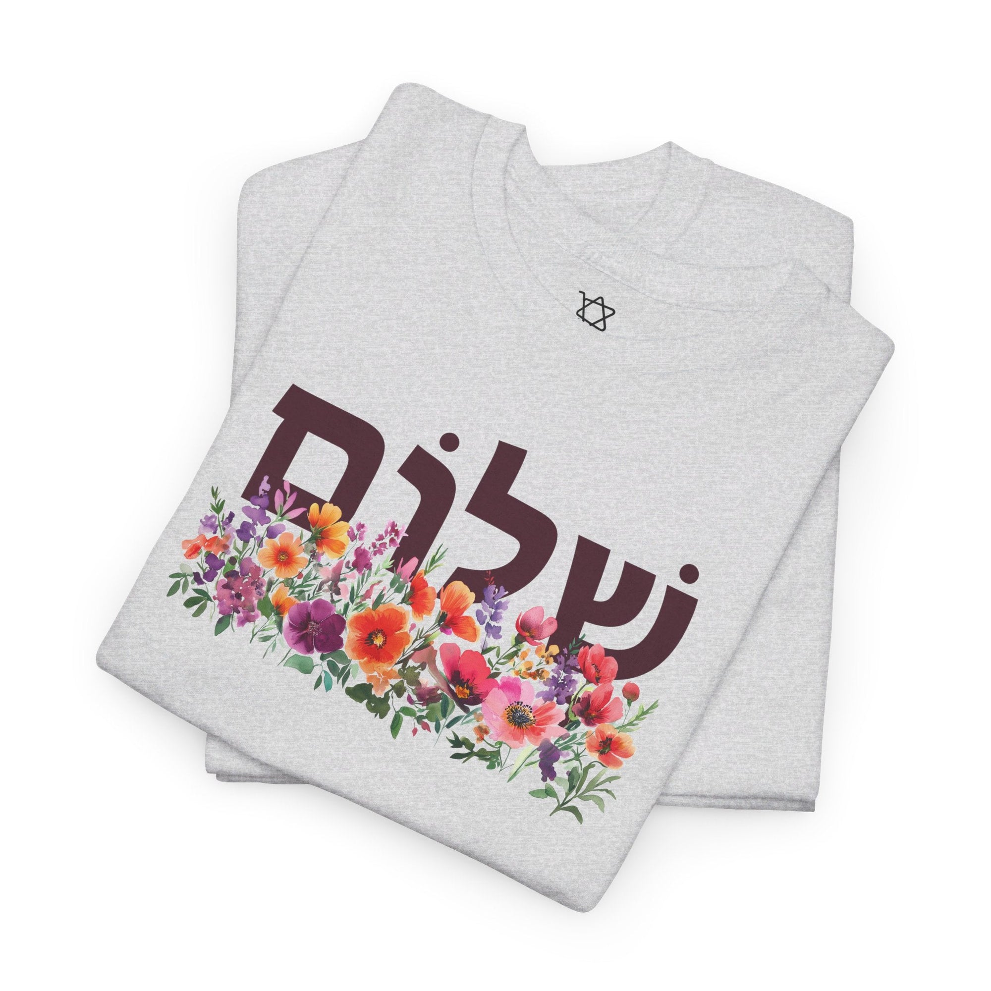 Shalom Flowers T-Shirt - Shop Israel