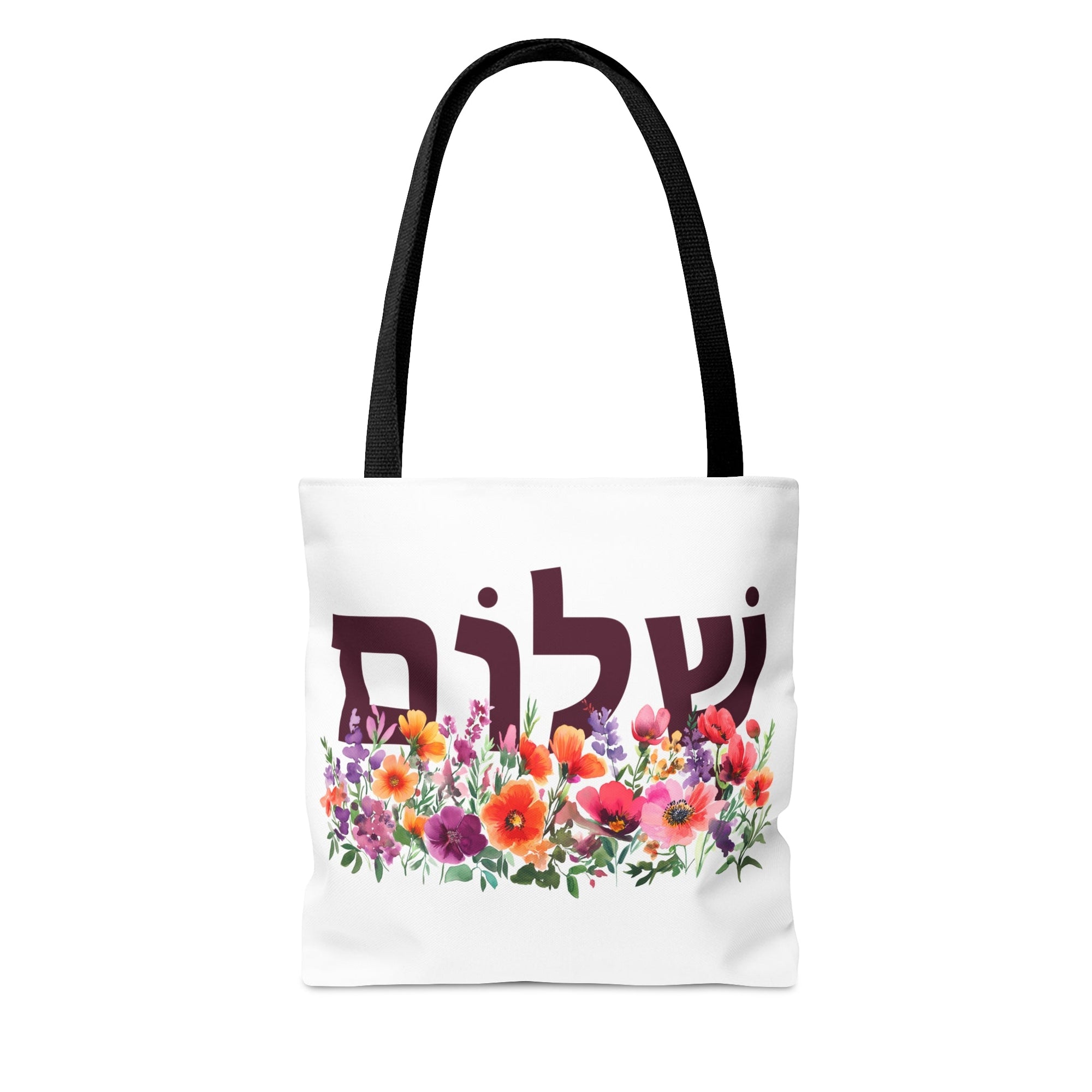 Shalom Flowers Tote Bag - Shop Israel