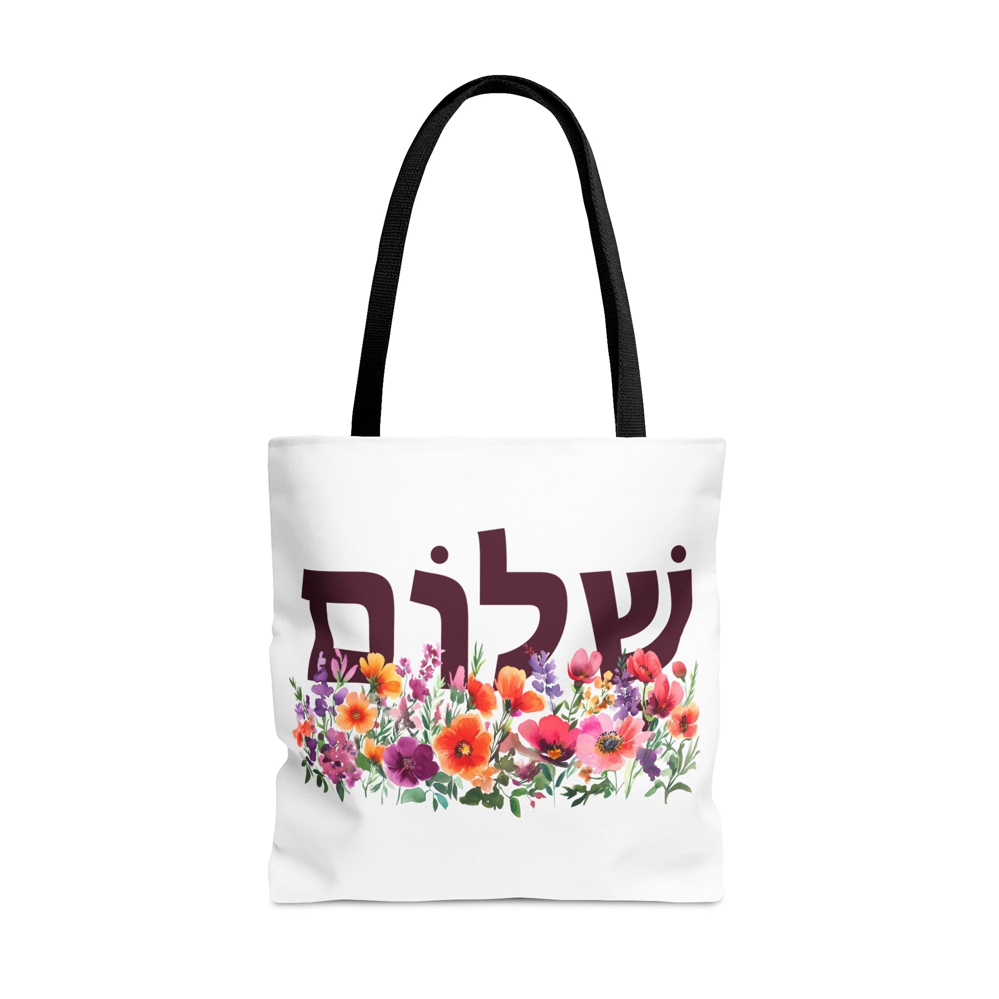 Shalom Flowers Tote Bag - Shop Israel