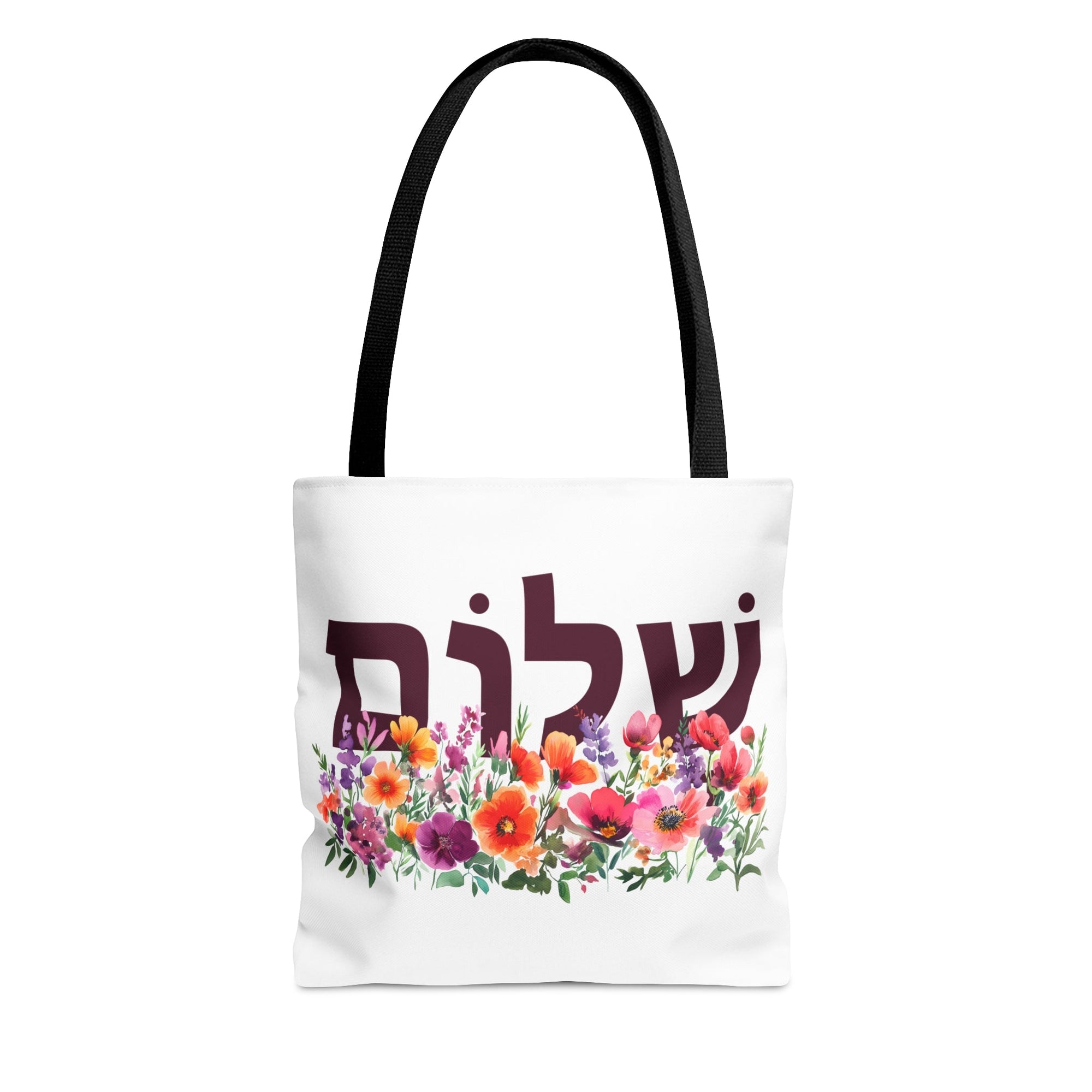 Shalom Flowers Tote Bag - Shop Israel