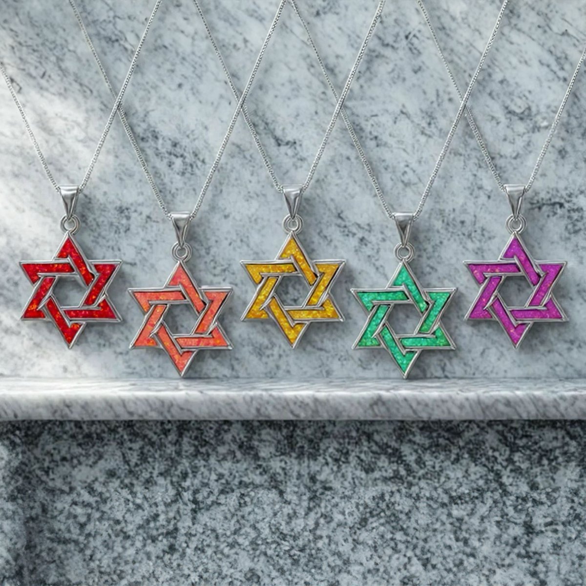 Shalom Star of David Necklace - Shop Israel