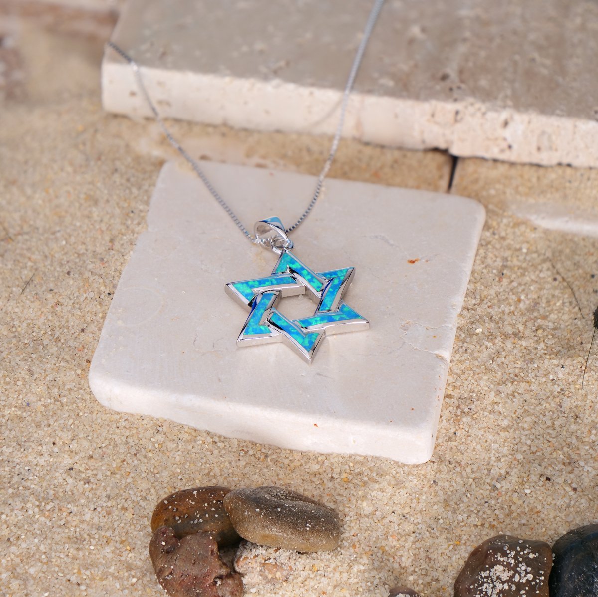 Shalom Star of David Necklace - Shop Israel