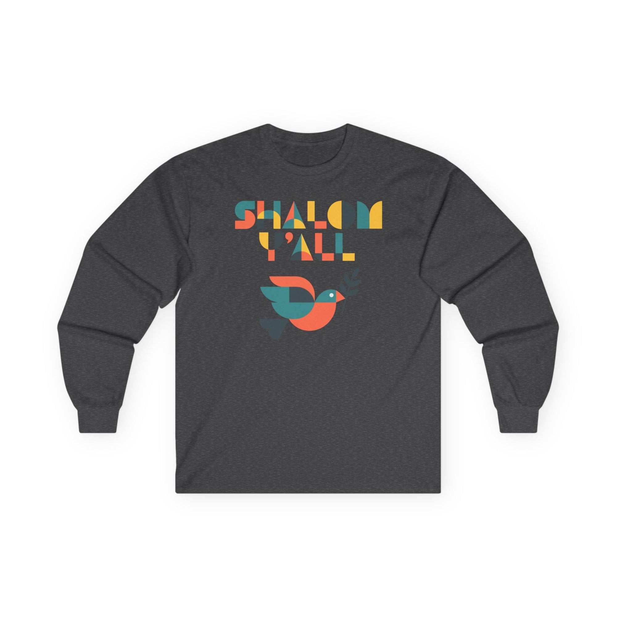 Shalom Y'all Long Sleeve T-Shirt - Shop Israel