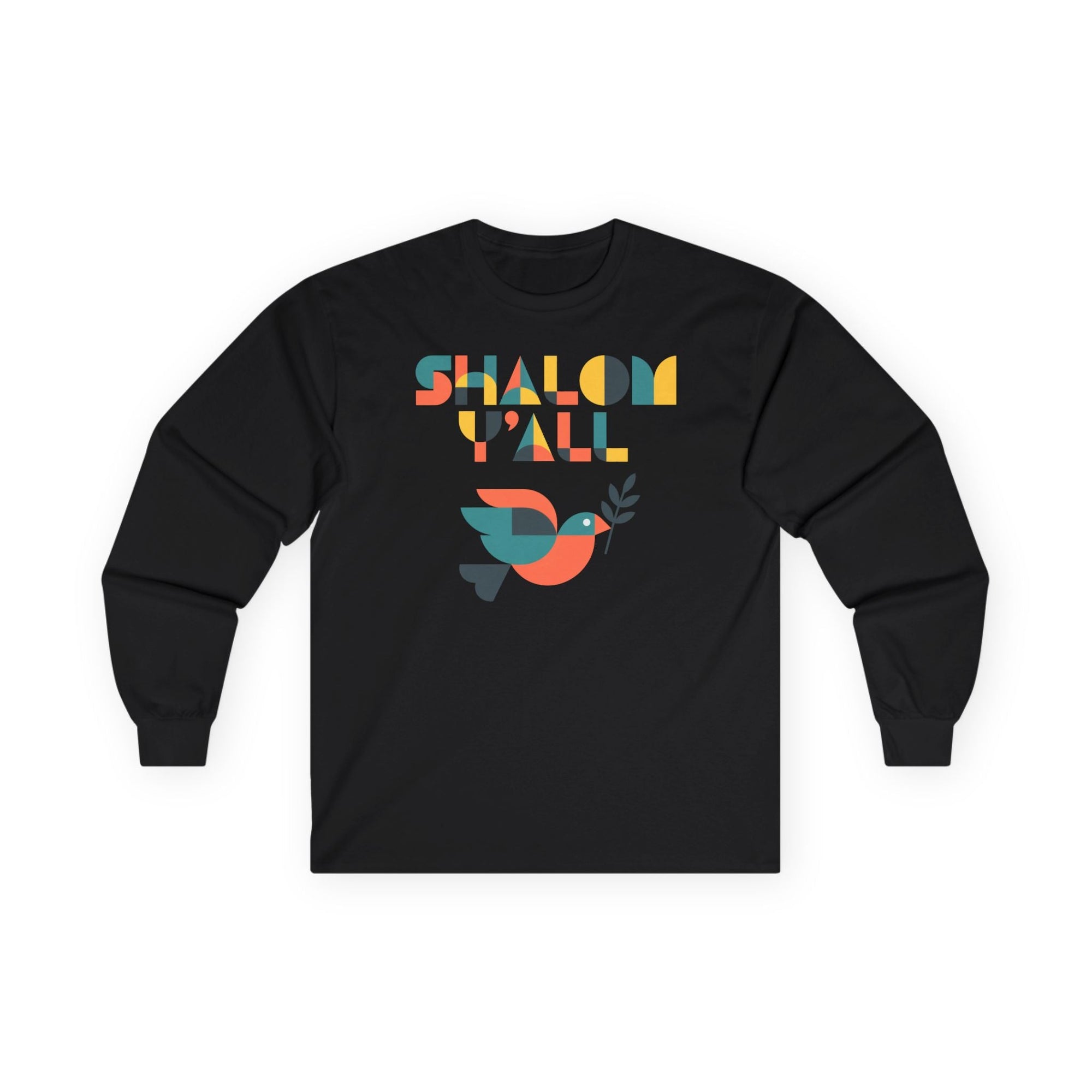 Shalom Y'all Long Sleeve T-Shirt - Shop Israel