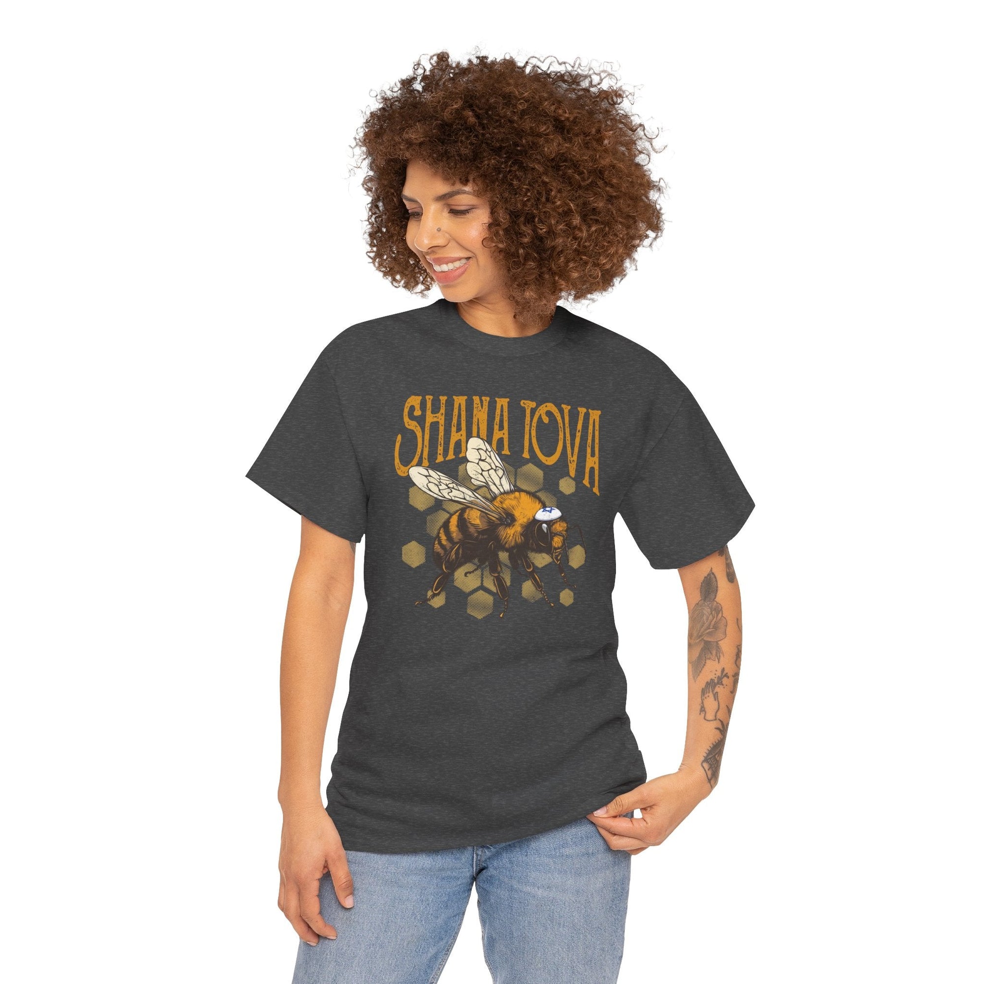 Shana Tova Bee T-Shirt - Shop Israel