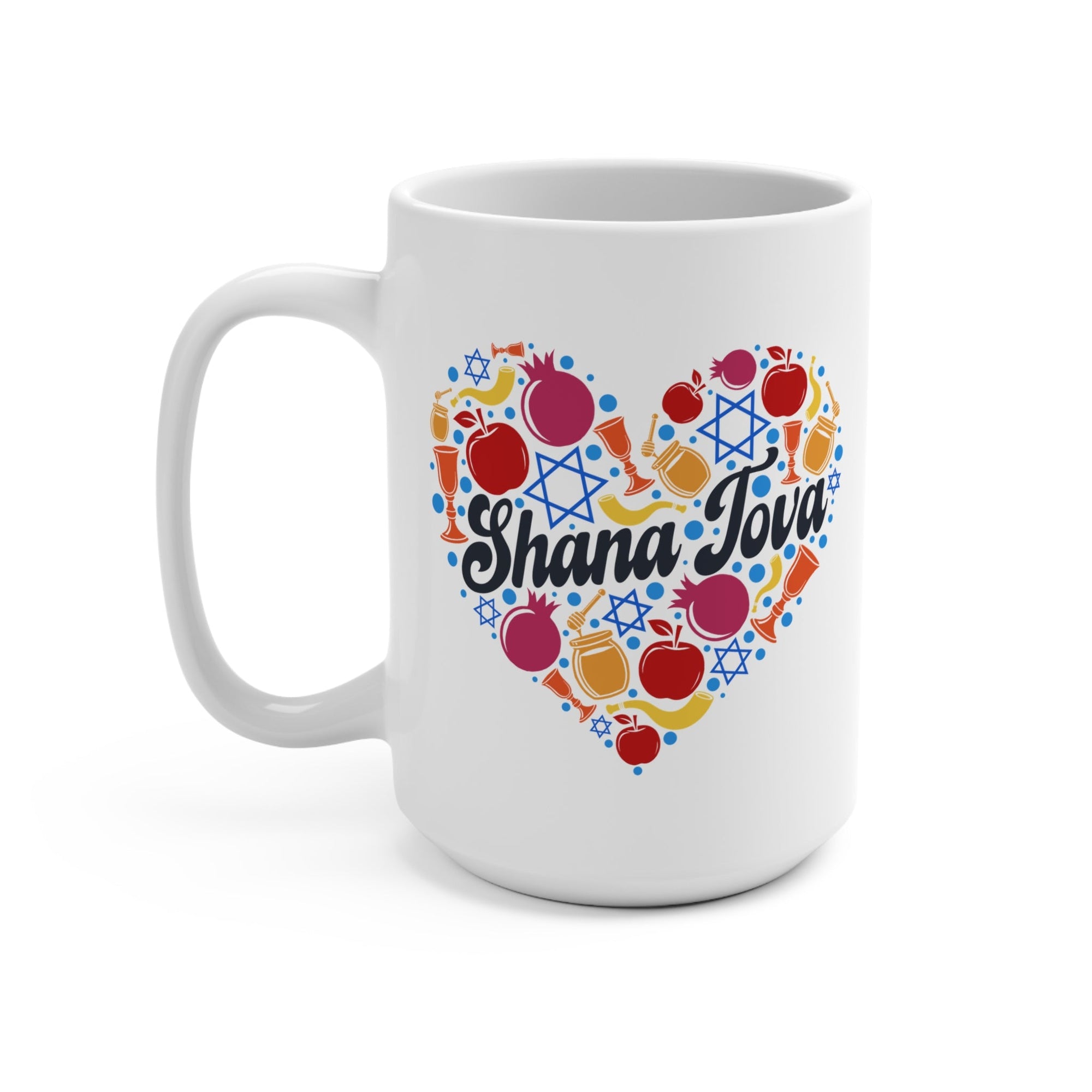 Shana Tova Heart Mug - Shop Israel