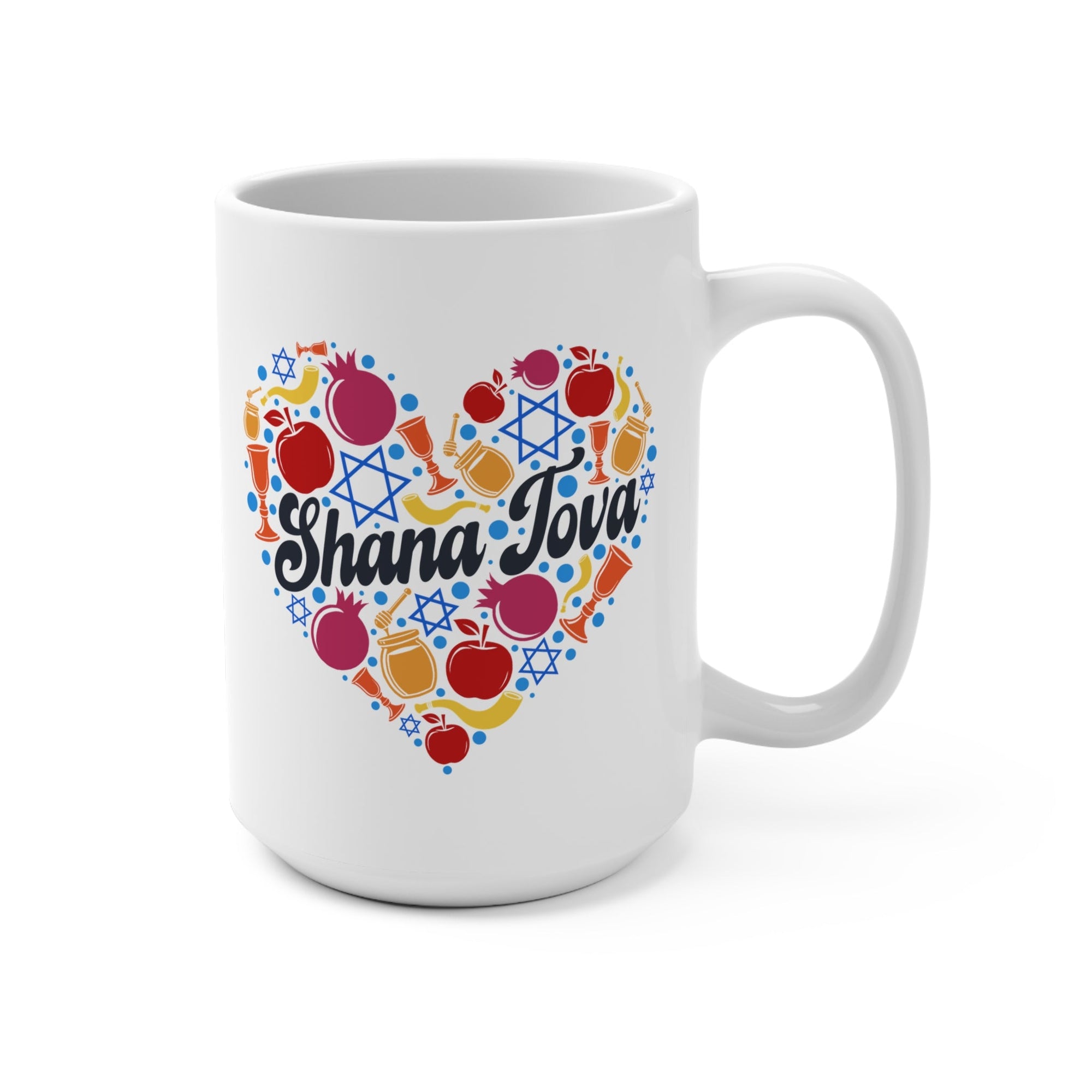 Shana Tova Heart Mug - Shop Israel