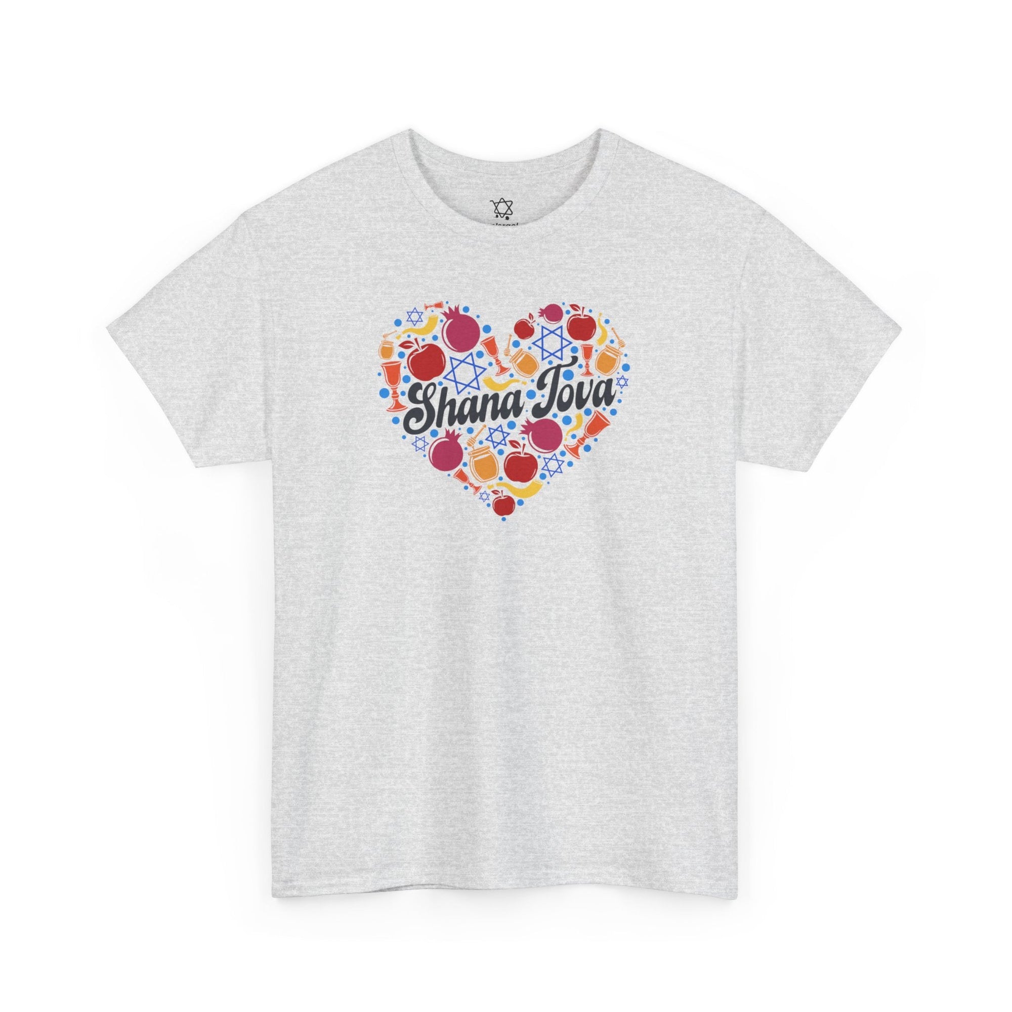 Shana Tova Heart T-Shirt - Shop Israel