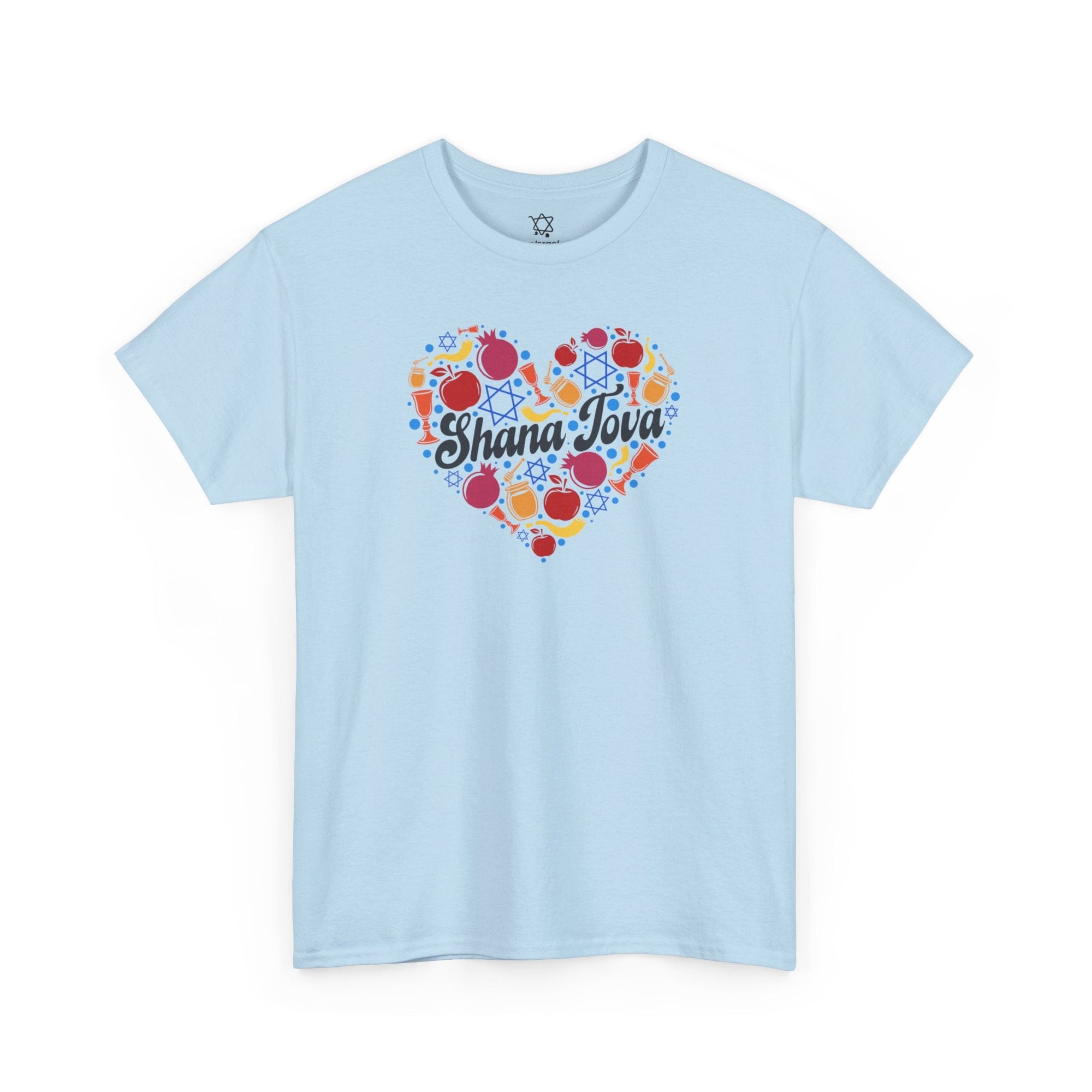 Shana Tova Heart T-Shirt - Shop Israel