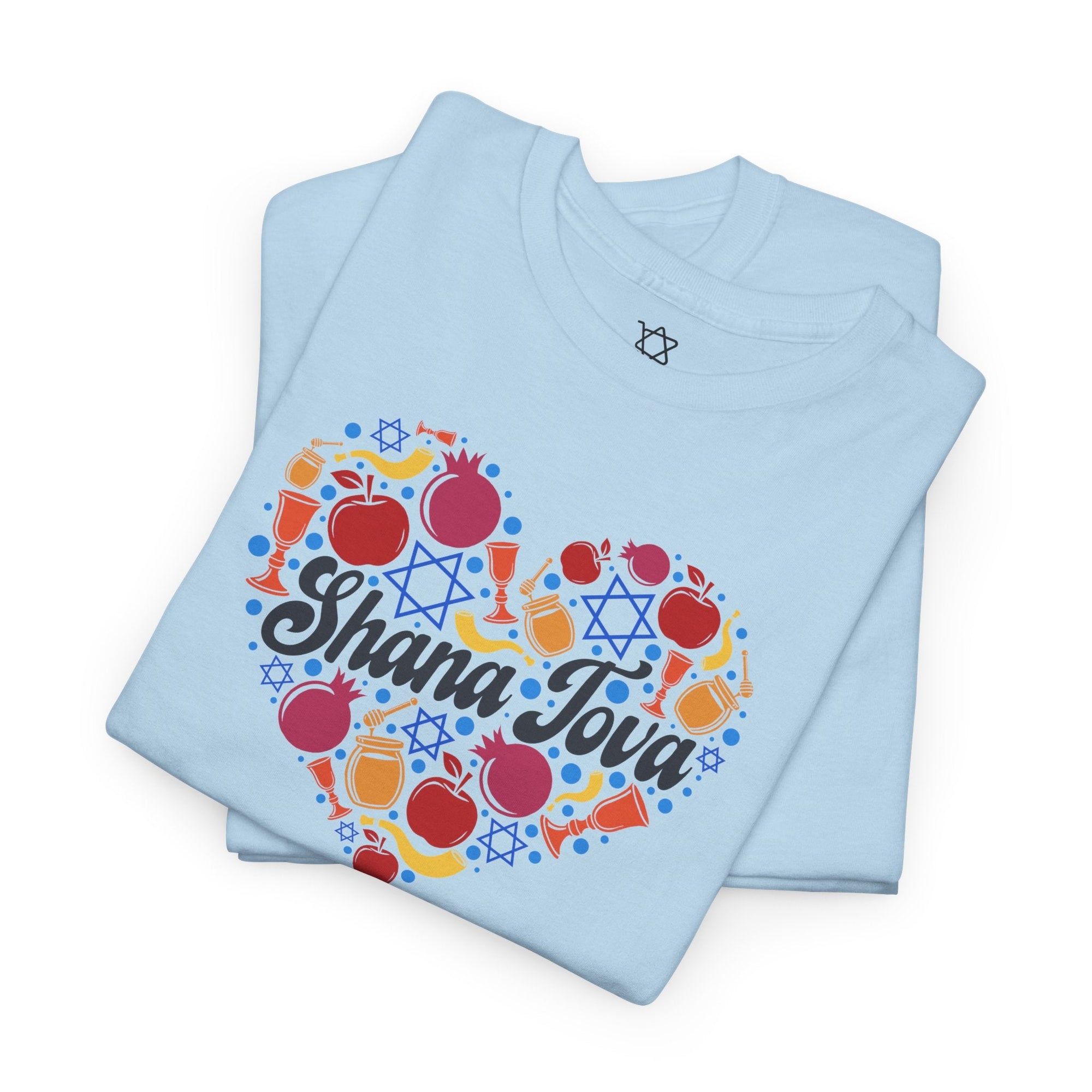 Shana Tova Heart T-Shirt - Shop Israel