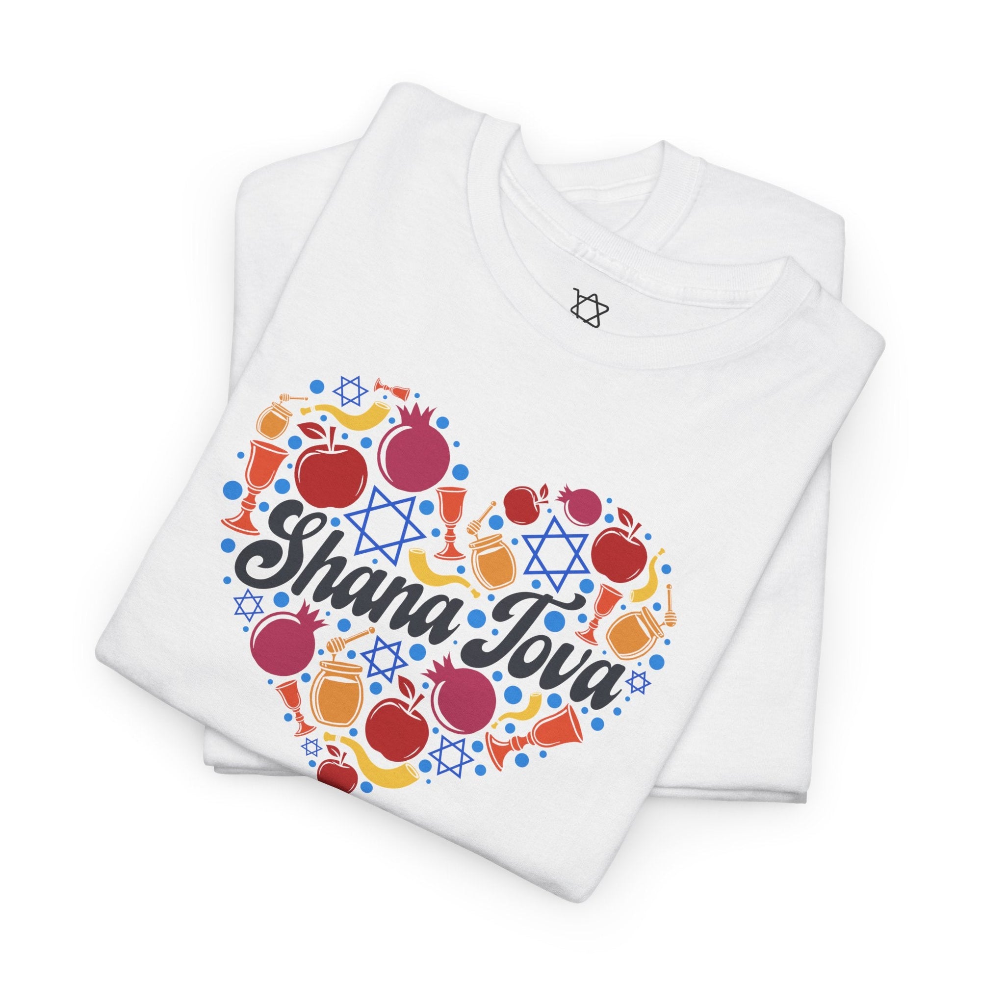 Shana Tova Heart T-Shirt - Shop Israel