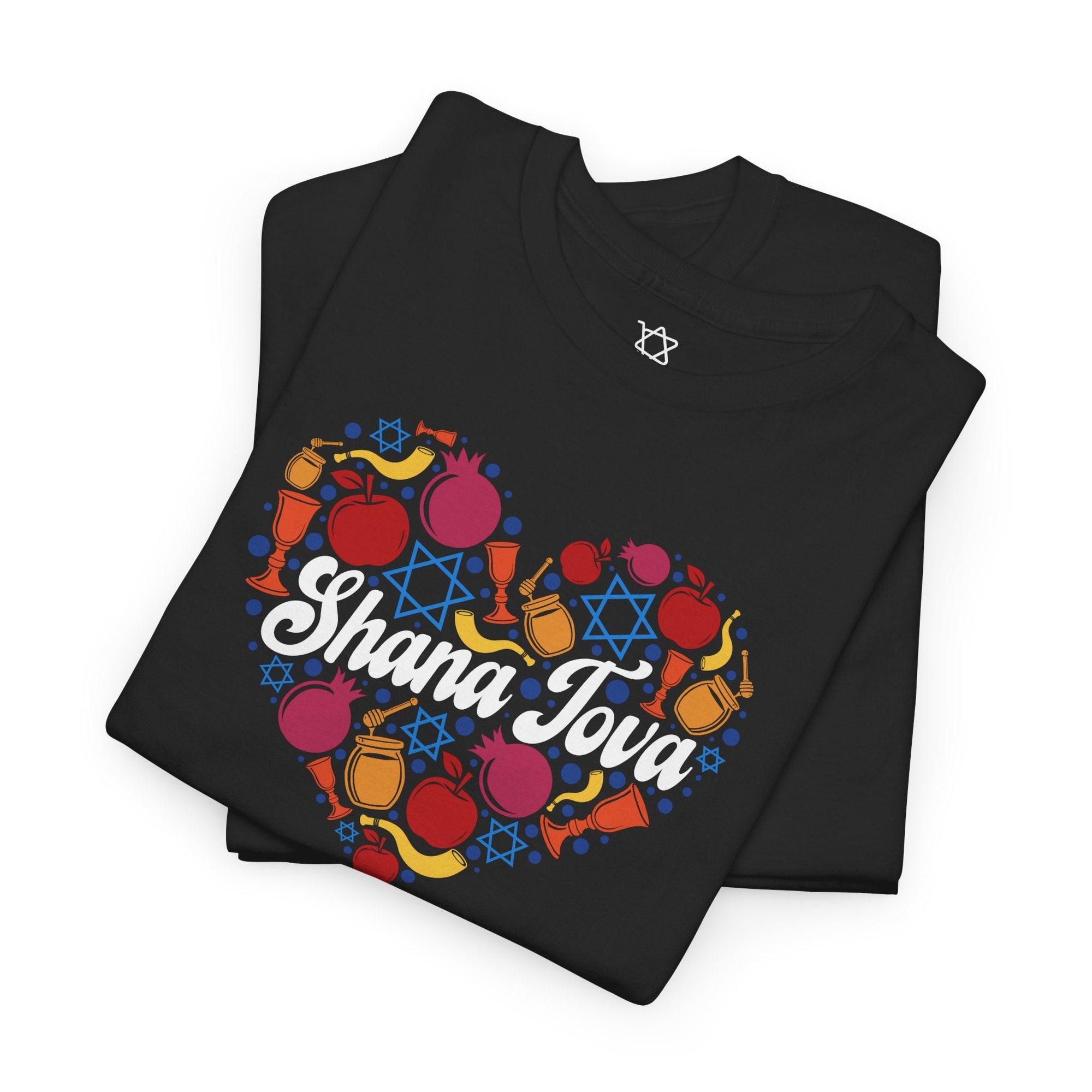 Shana Tova Heart T-Shirt - Shop Israel