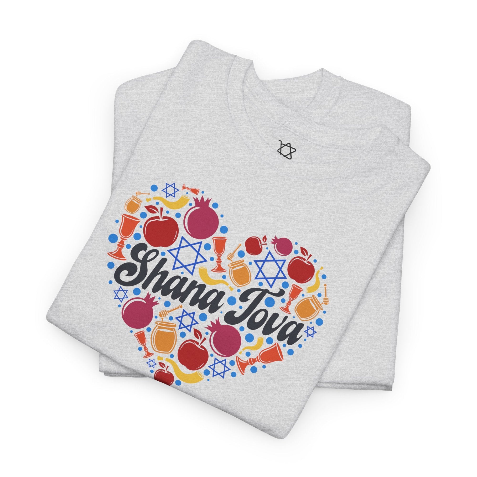 Shana Tova Heart T-Shirt - Shop Israel