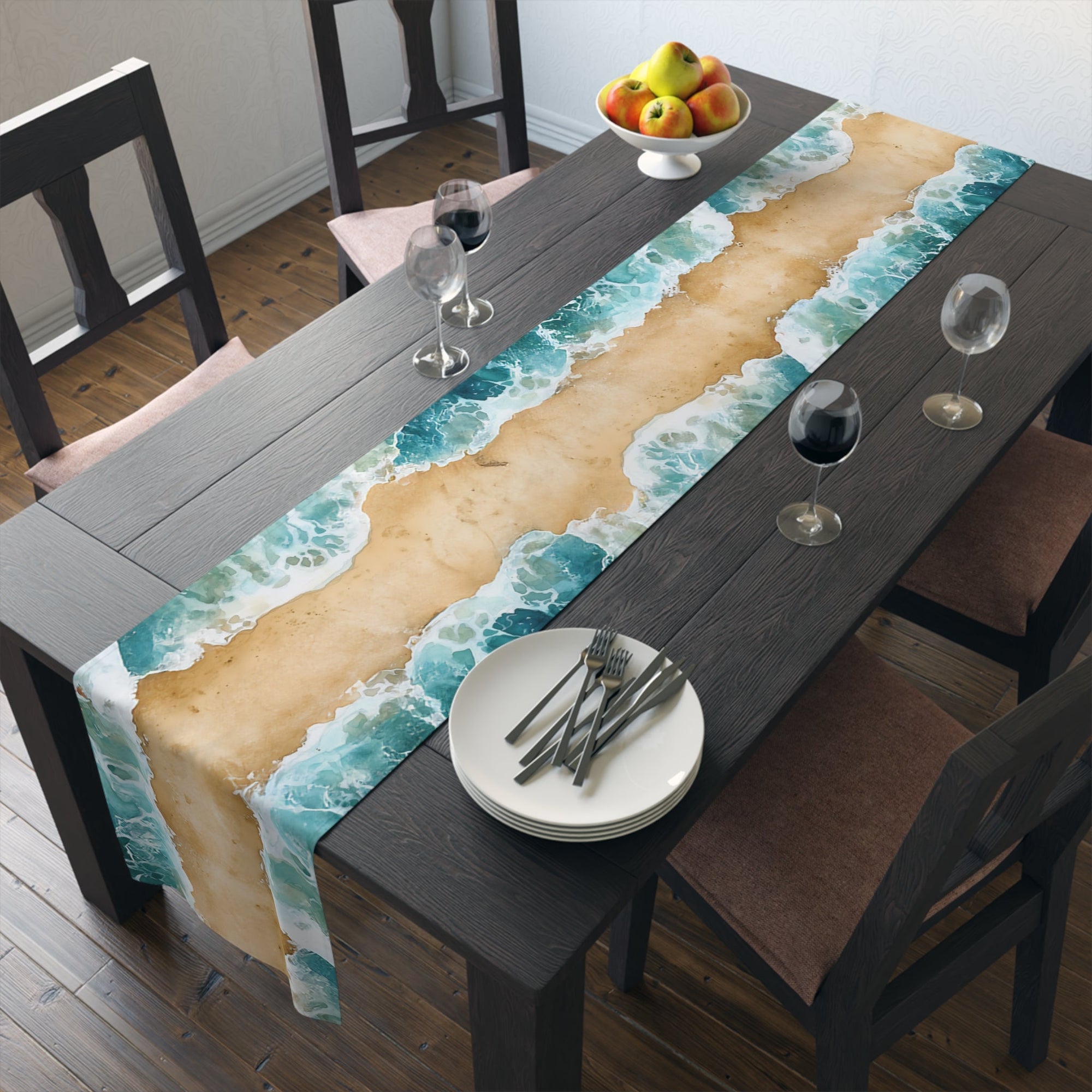 Splitting the Sea Passover Table Runner - Shop Israel