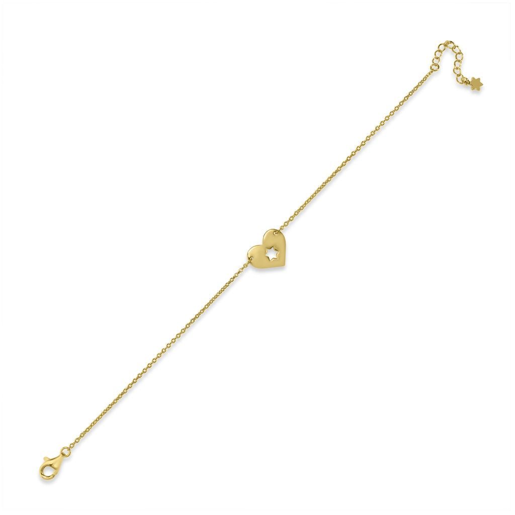 Star of David Heart Bracelet - Shop Israel