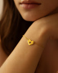 Star of David Heart Bracelet - Shop Israel