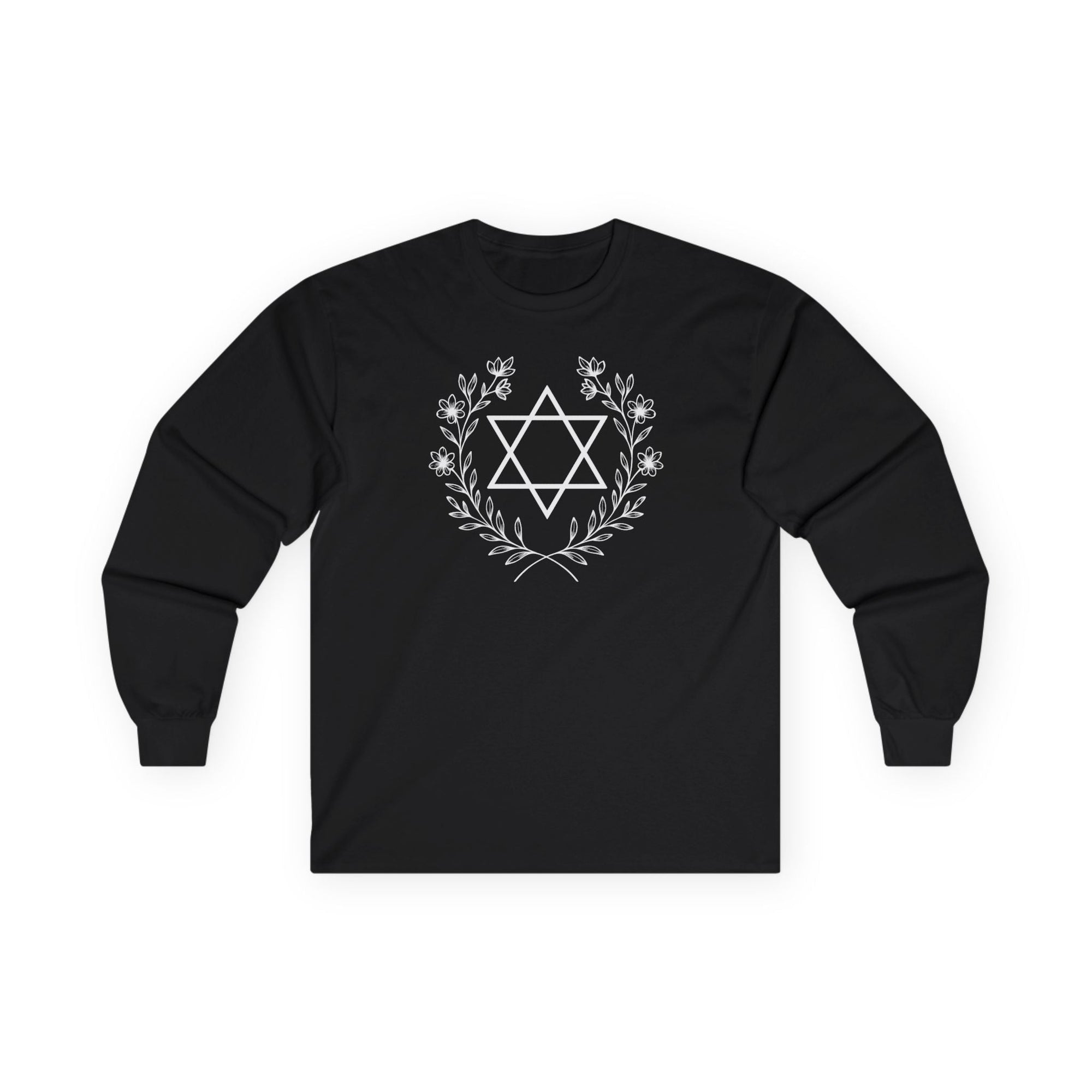 Star of David Long Sleeve T-Shirt - Shop Israel