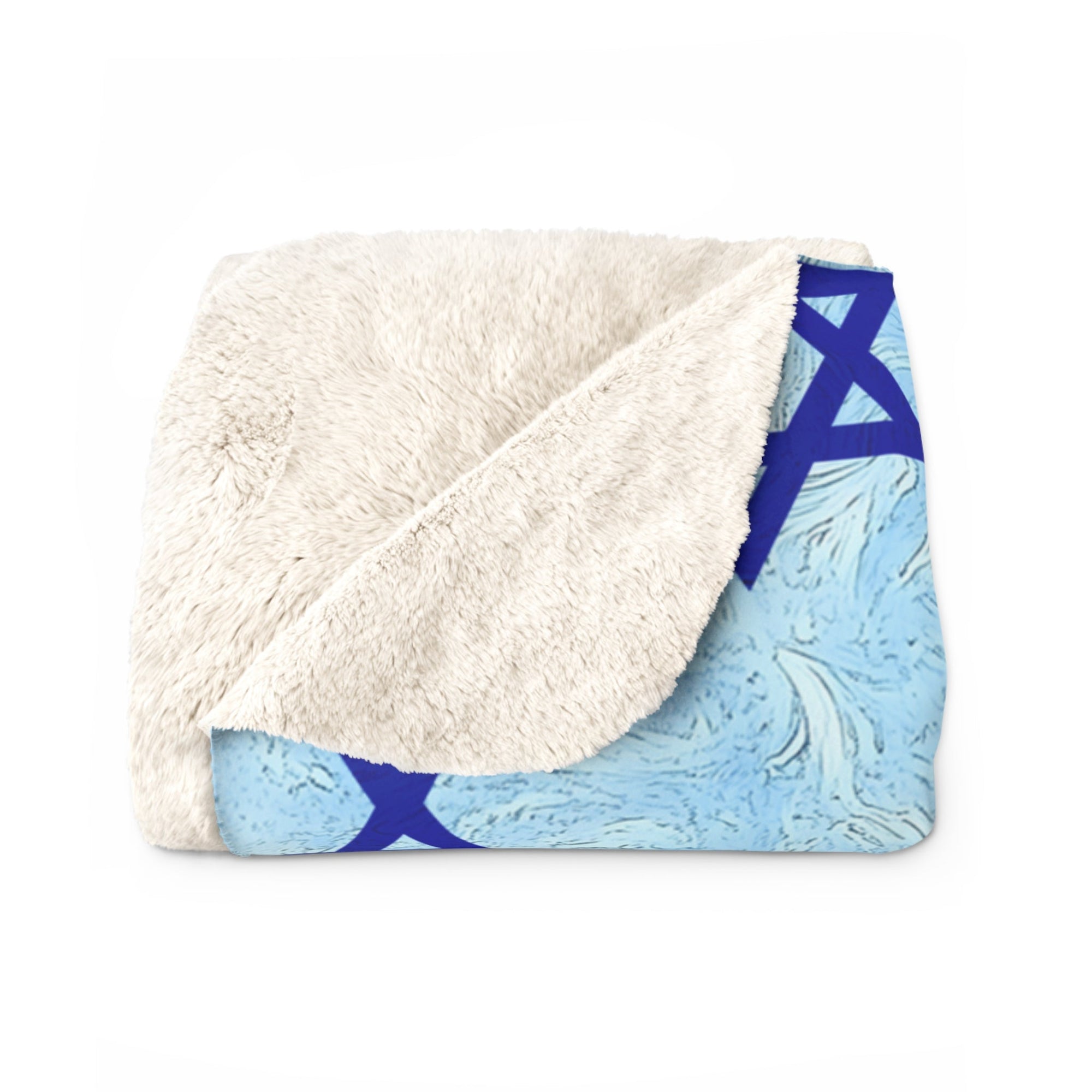 Star of David Sherpa Blanket - Shop Israel