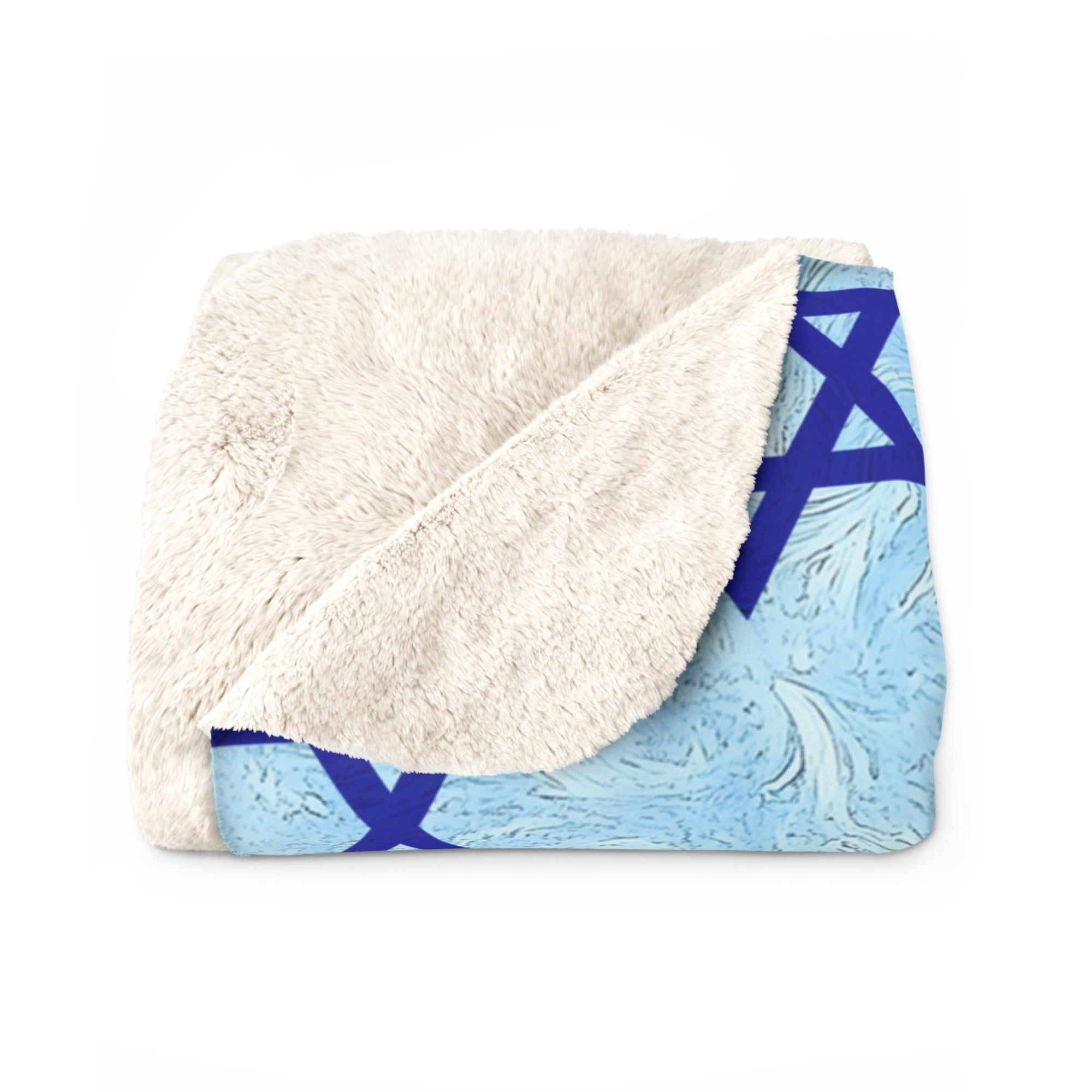 Star of David Sherpa Blanket - Shop Israel