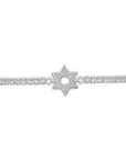 Star of David Studded Bar Bracelet - Shop Israel