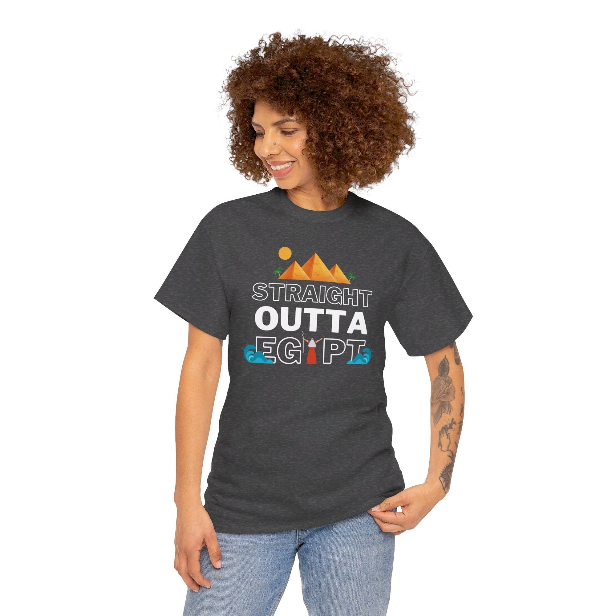 Straight Outta Egypt Passover T - Shirt - Shop Israel