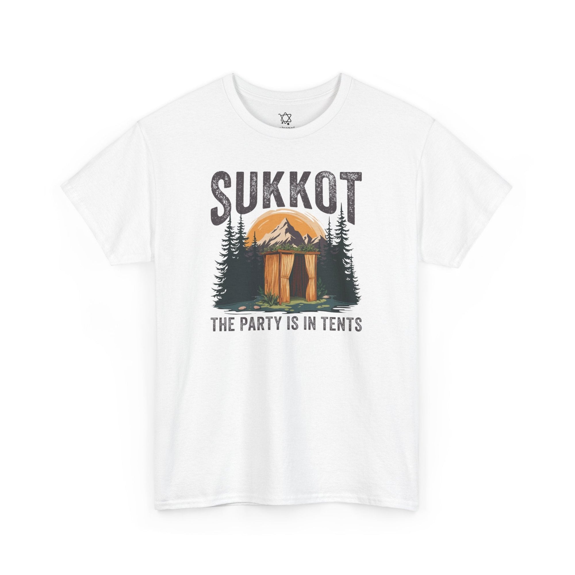 Sukkot In Tents T-Shirt - Shop Israel