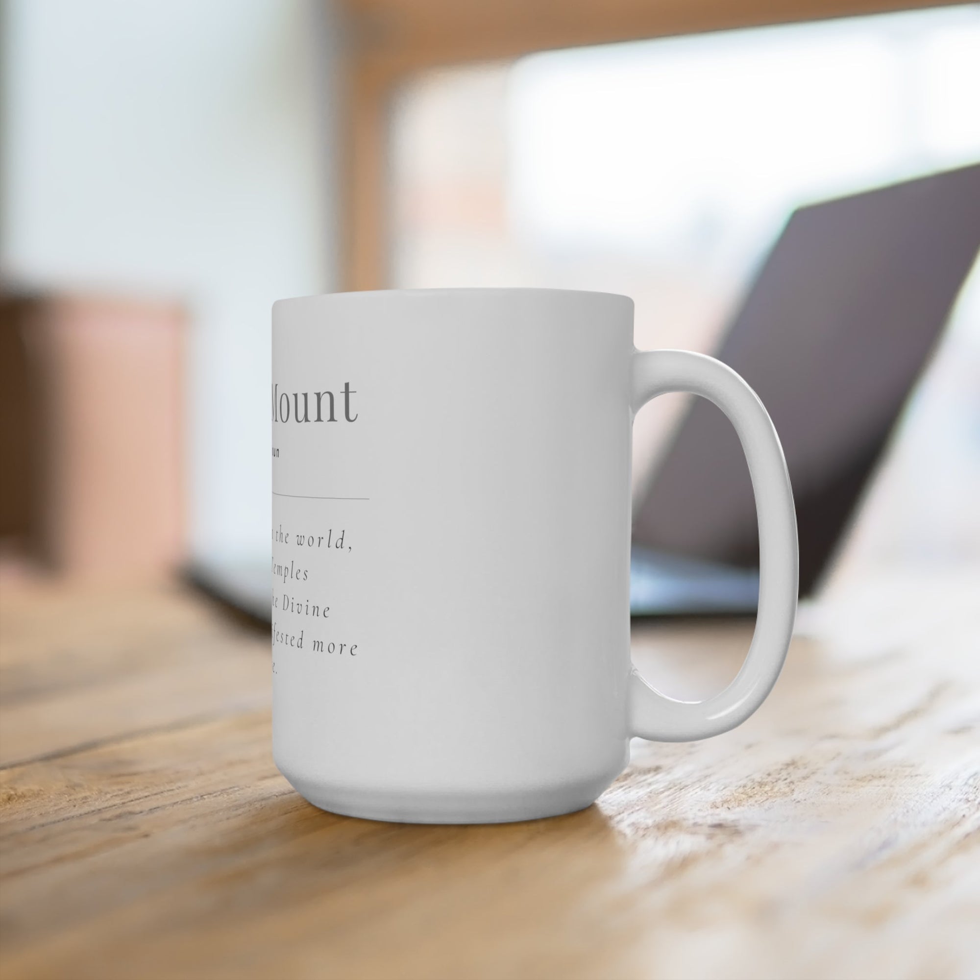 Temple Mount Definition Mug - Shop Israel