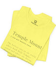 Temple Mount Definition T - Shirt - Shop Israel