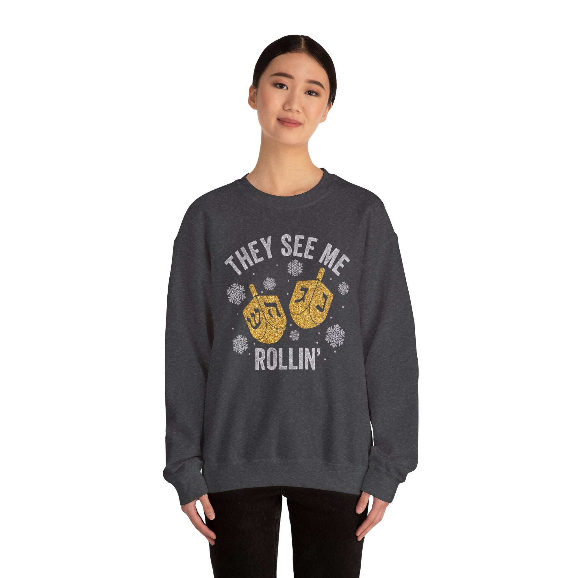 They See Me Rollin&#39; Ugly Hanukkah Sweater - Shop Israel