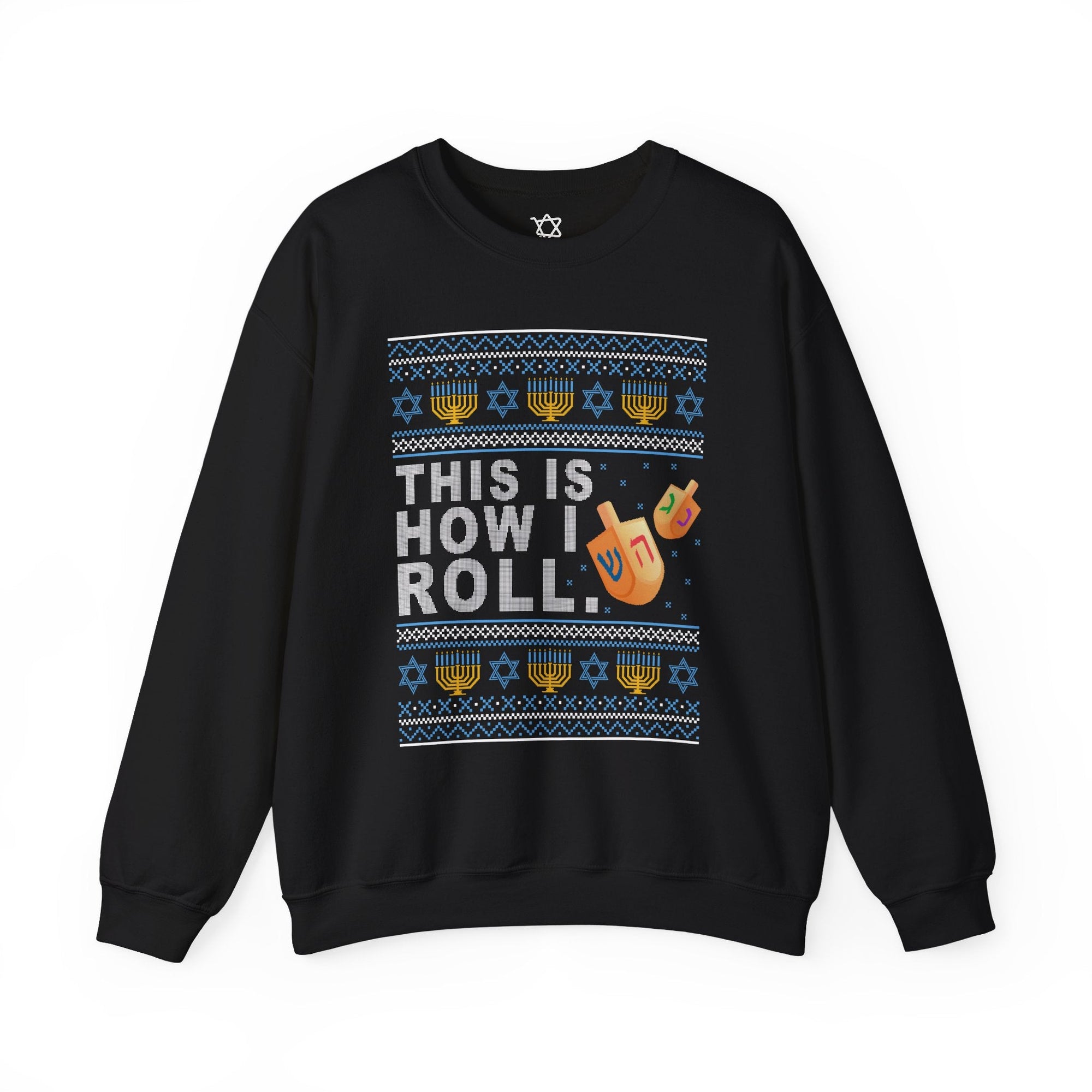 This Is How I Roll Ugly Hanukkah Sweater - Shop Israel