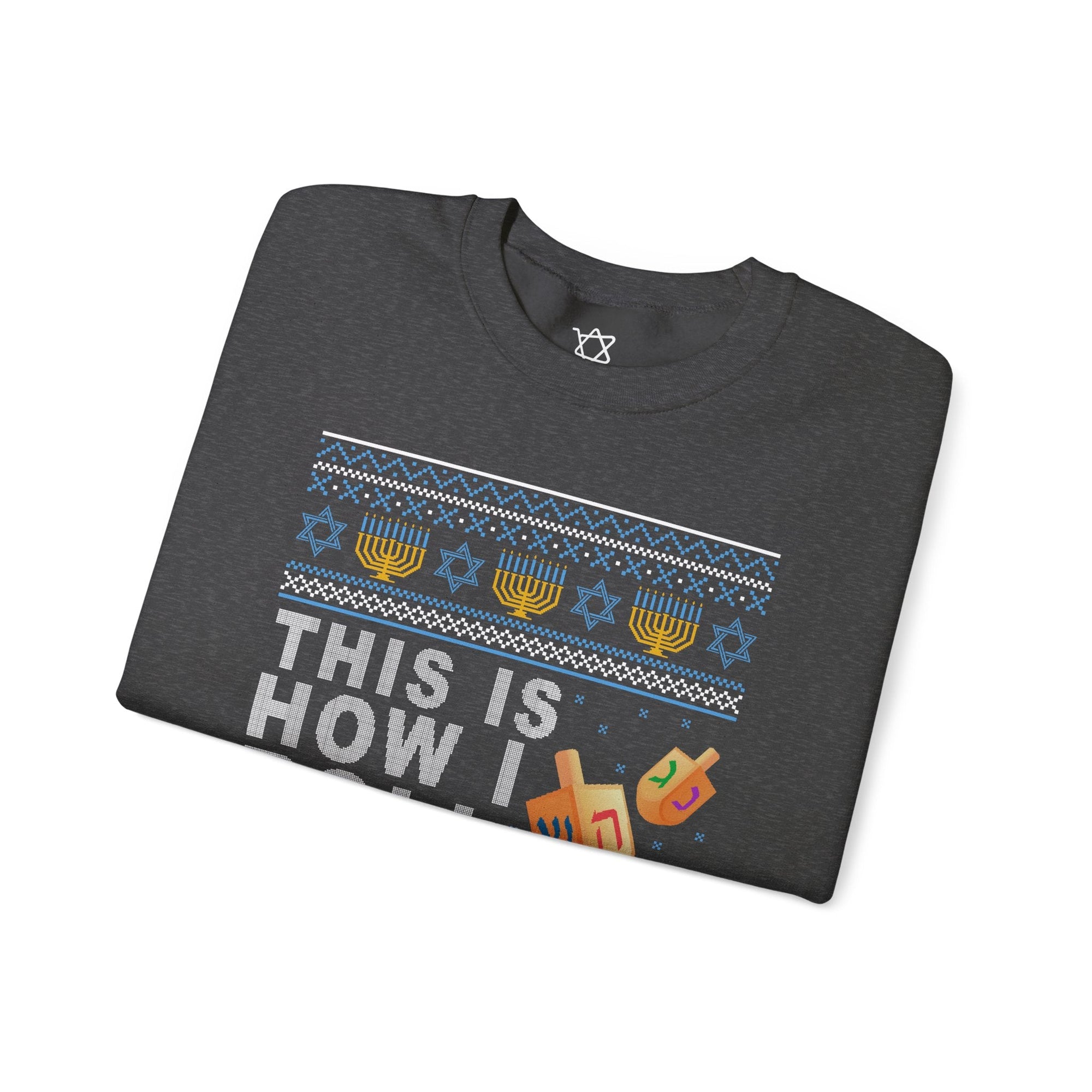 This Is How I Roll Ugly Hanukkah Sweater - Shop Israel