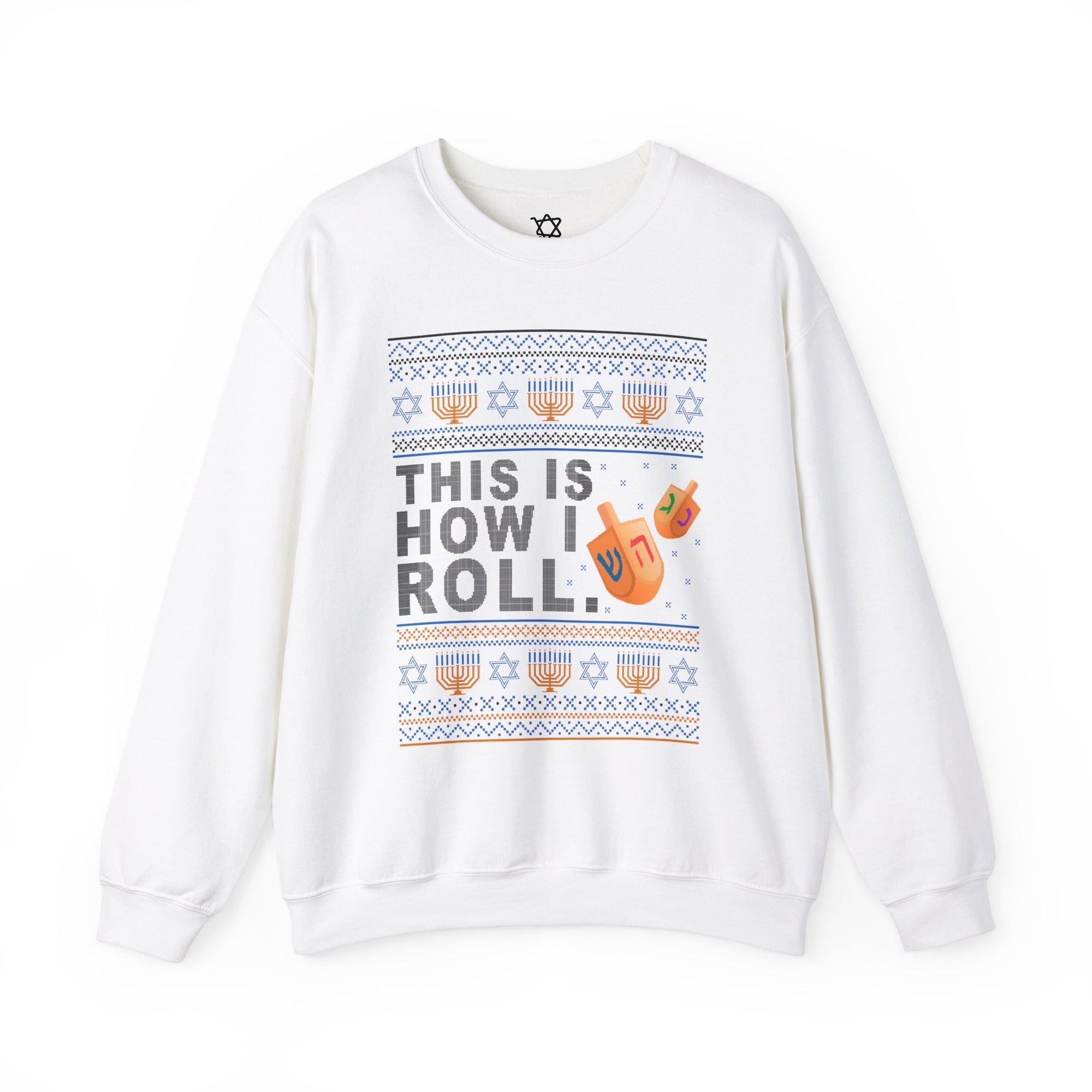 This Is How I Roll Ugly Hanukkah Sweater - Shop Israel