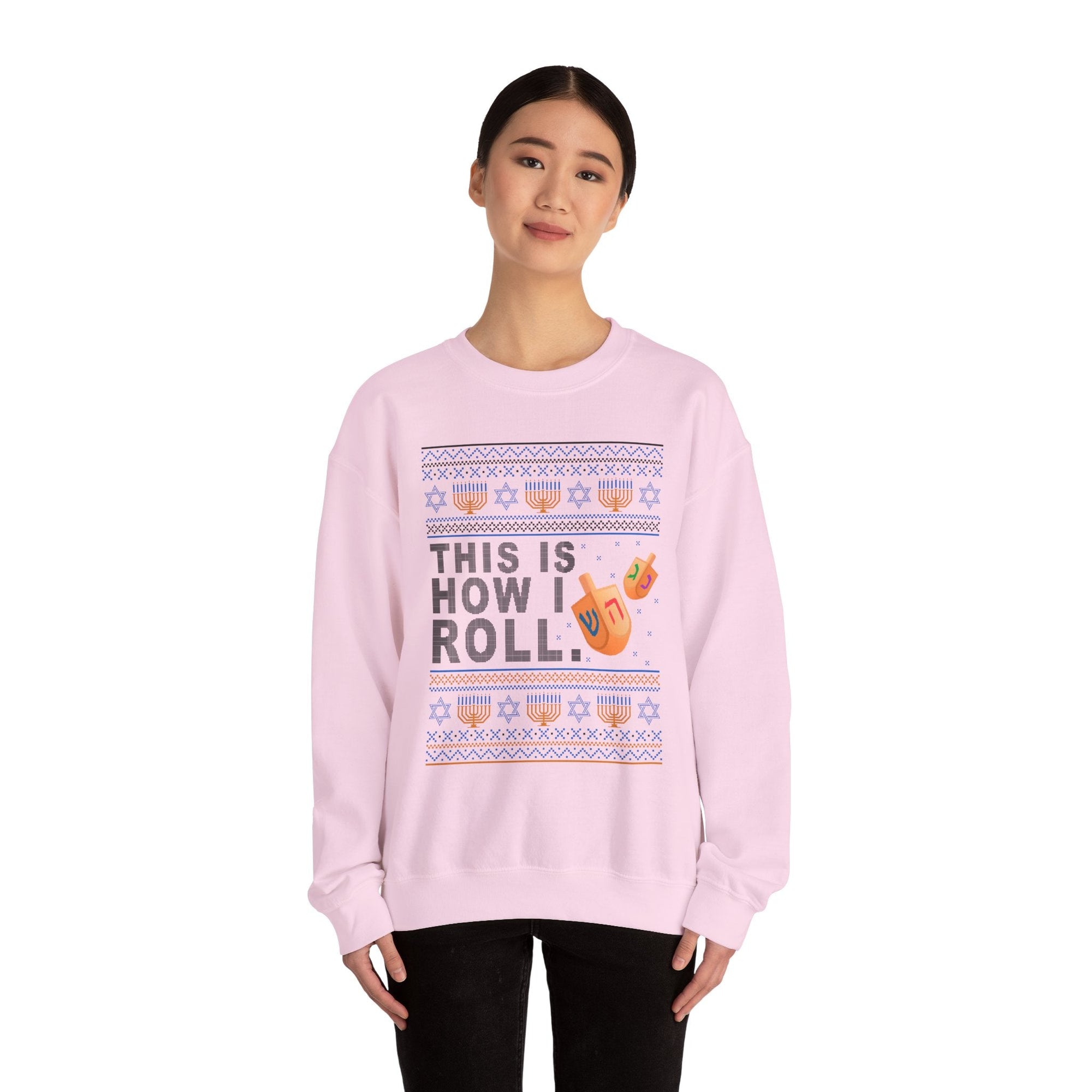 This Is How I Roll Ugly Hanukkah Sweater - Shop Israel