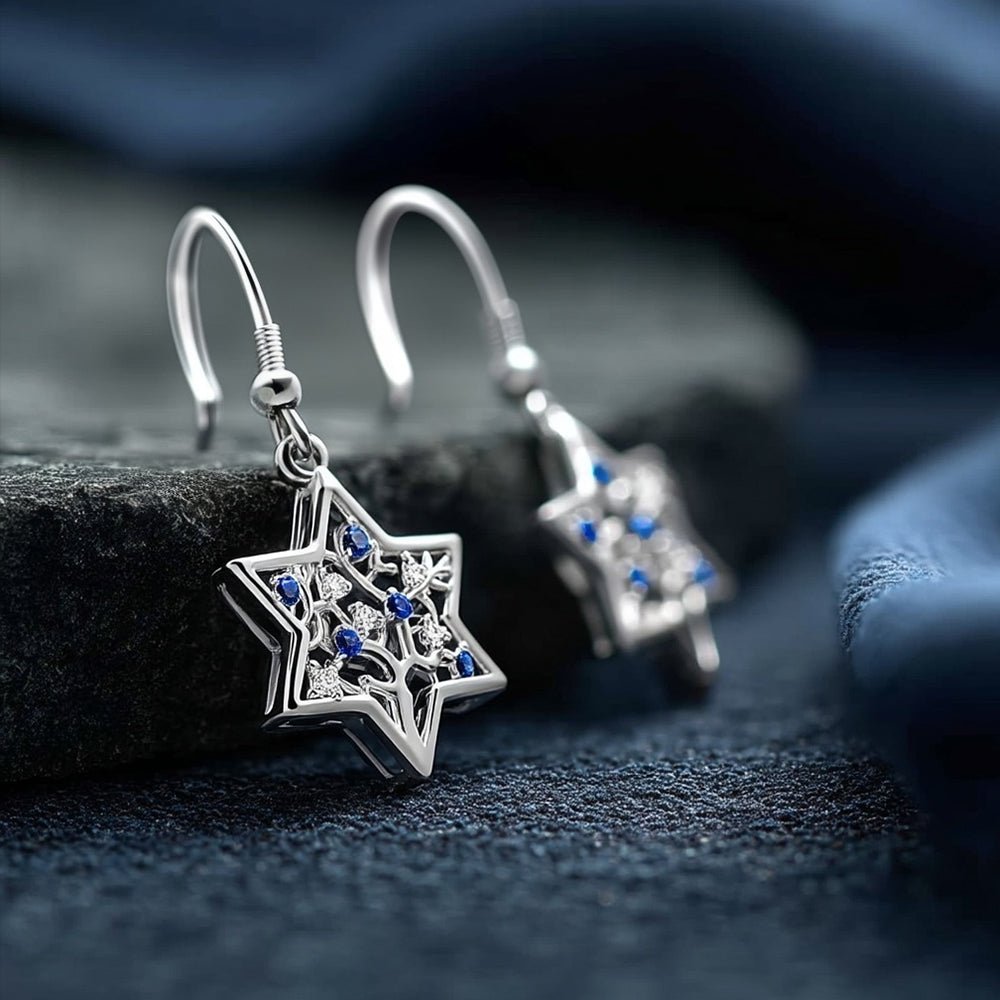 Tree of Life Hanging Earrings - Shop Israel