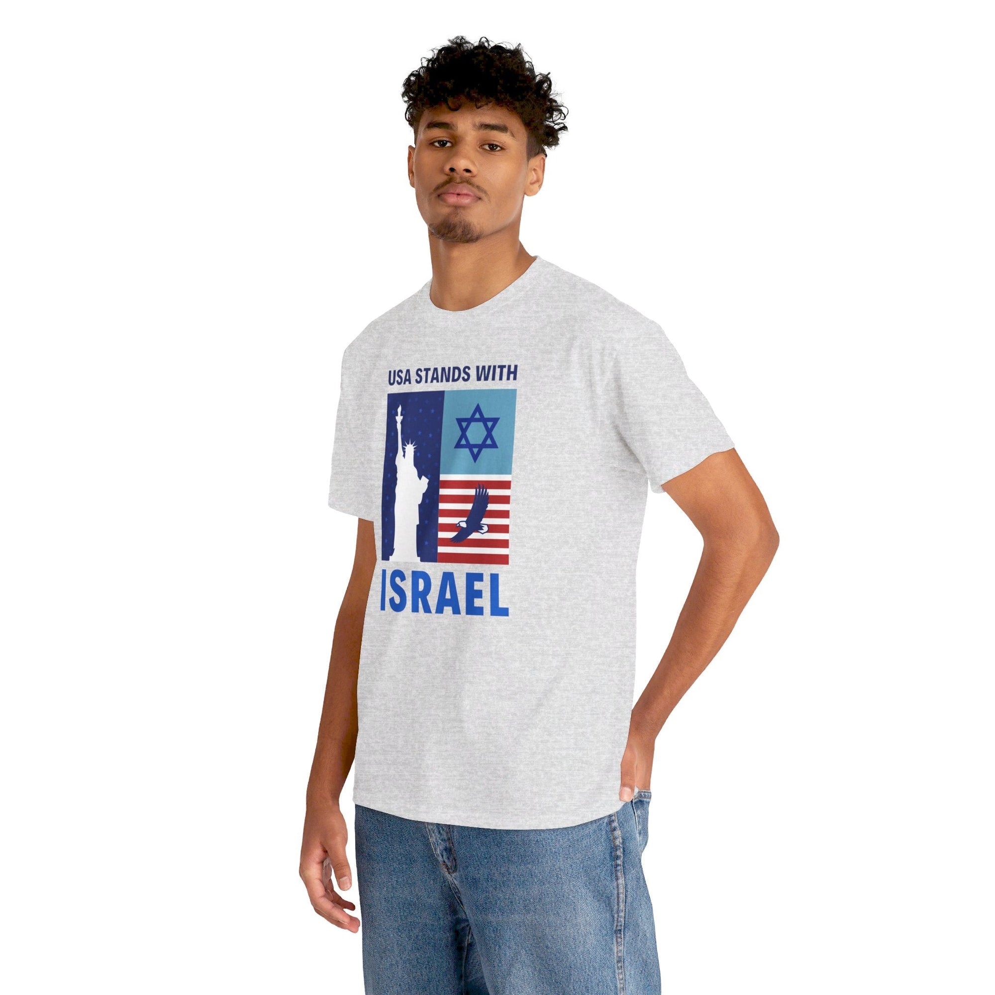 USA Stands with Israel T - Shirt - Shop Israel