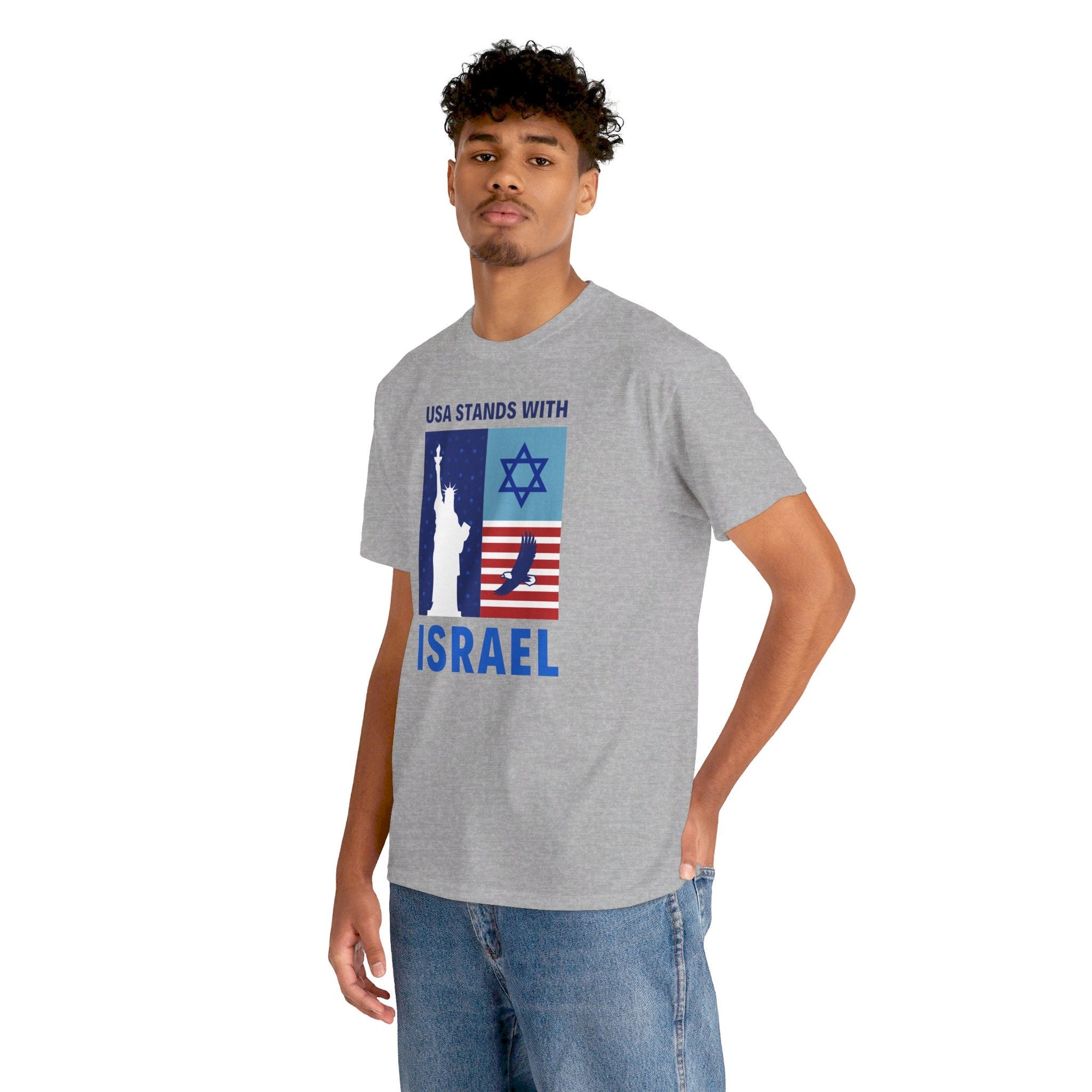 USA Stands with Israel T - Shirt - Shop Israel