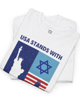 USA Stands with Israel T - Shirt - Shop Israel