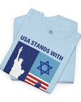 USA Stands with Israel T - Shirt - Shop Israel