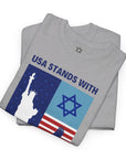 USA Stands with Israel T - Shirt - Shop Israel