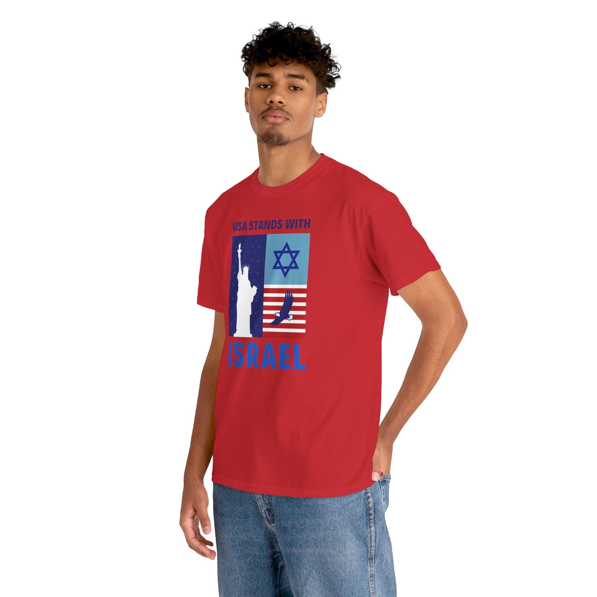 USA Stands with Israel T - Shirt - Shop Israel