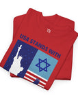 USA Stands with Israel T - Shirt - Shop Israel