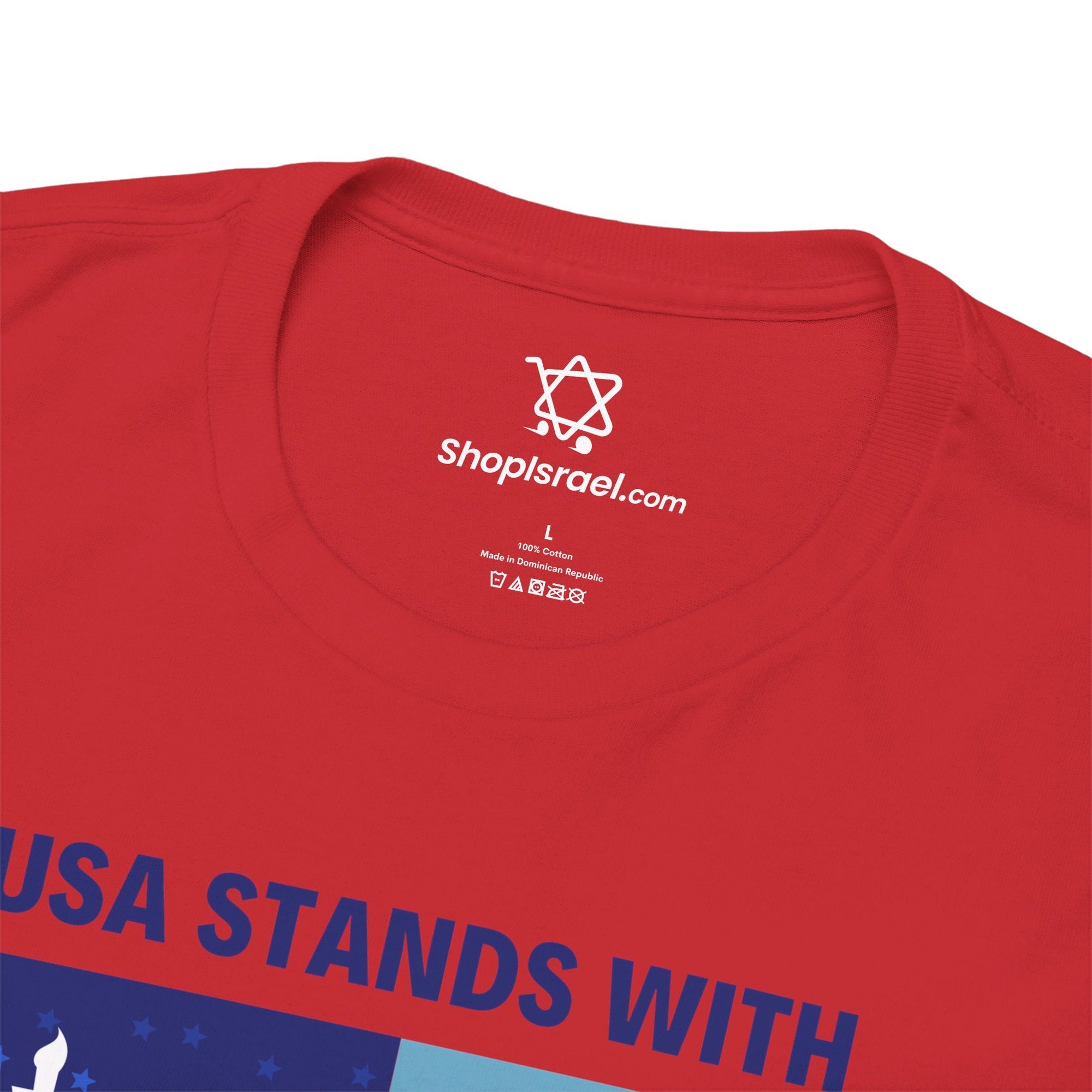 USA Stands with Israel T - Shirt - Shop Israel