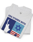 USA Stands with Israel T - Shirt - Shop Israel